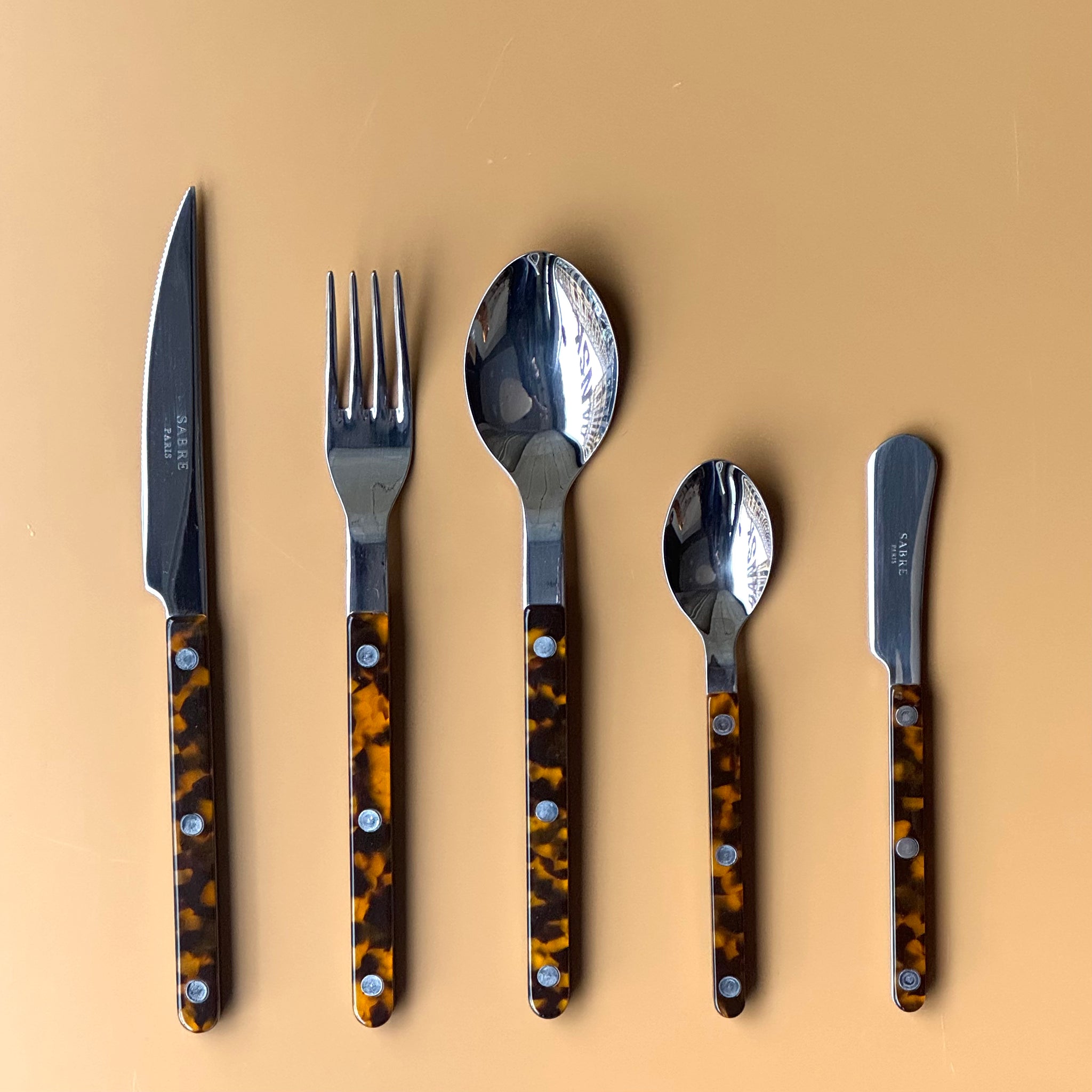 Sabre Paris - Bistrot Cutlery // Tortoise - Kitchenware - DANSKmadeforrooms