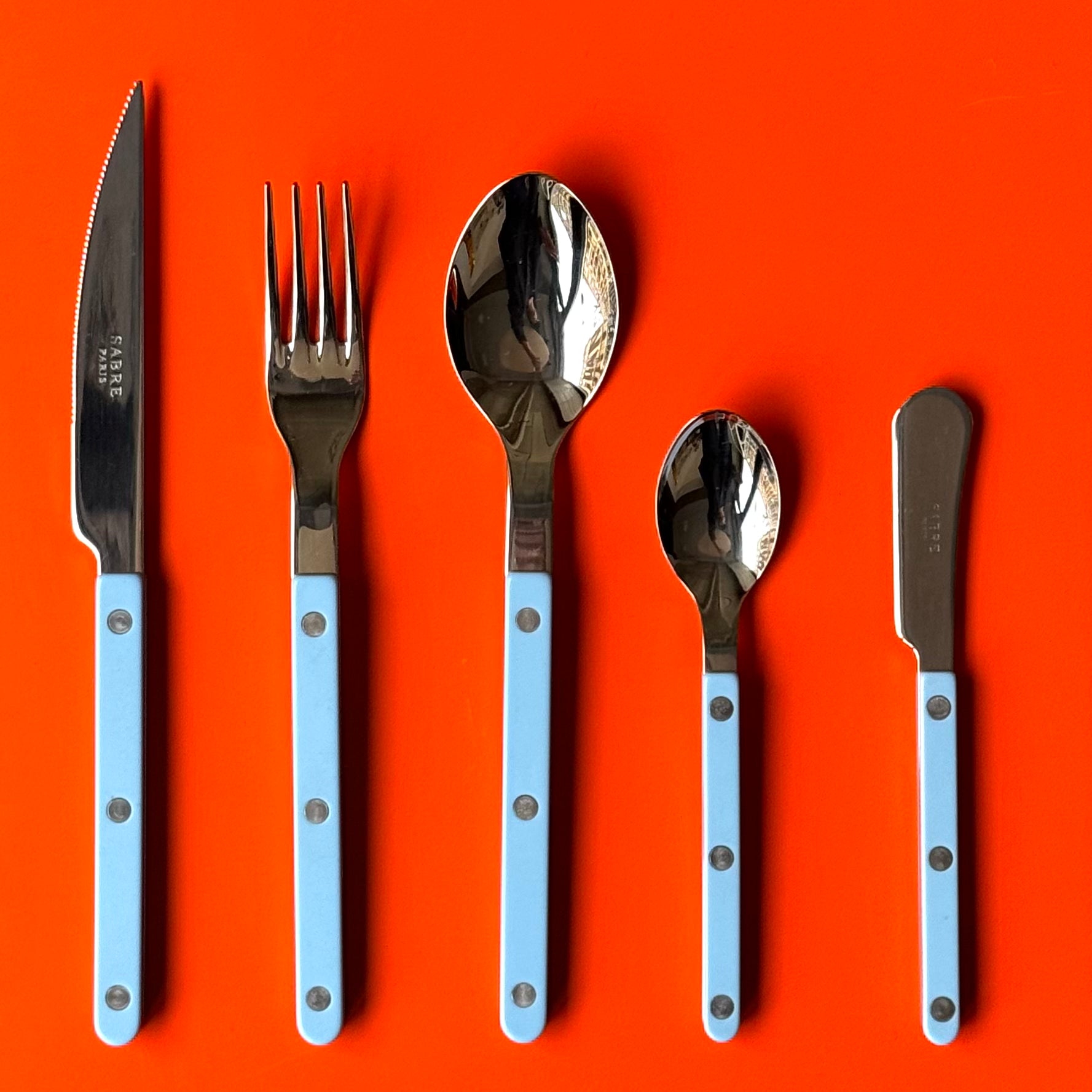 Sabre Paris - Bistrot Cutlery // Pastel Blue - Kitchenware - DANSKmadeforrooms