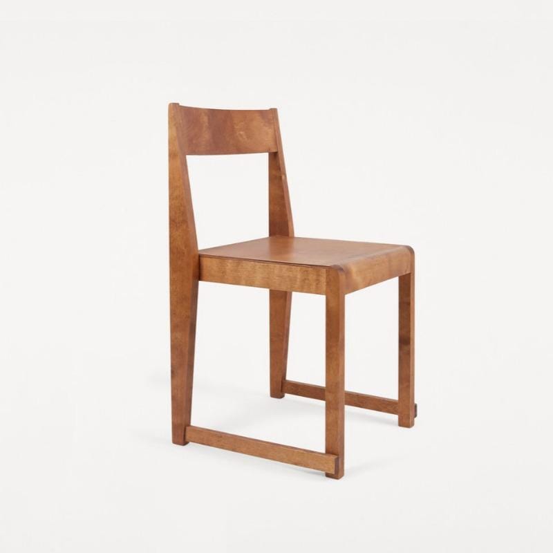 FRAMA - Chair 01 // Warm Brown Wood - Chair - DANSKmadeforrooms