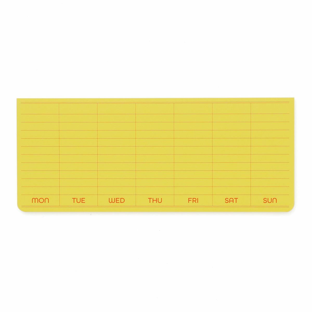 Sticky Memo Pad - Weekly Planner
