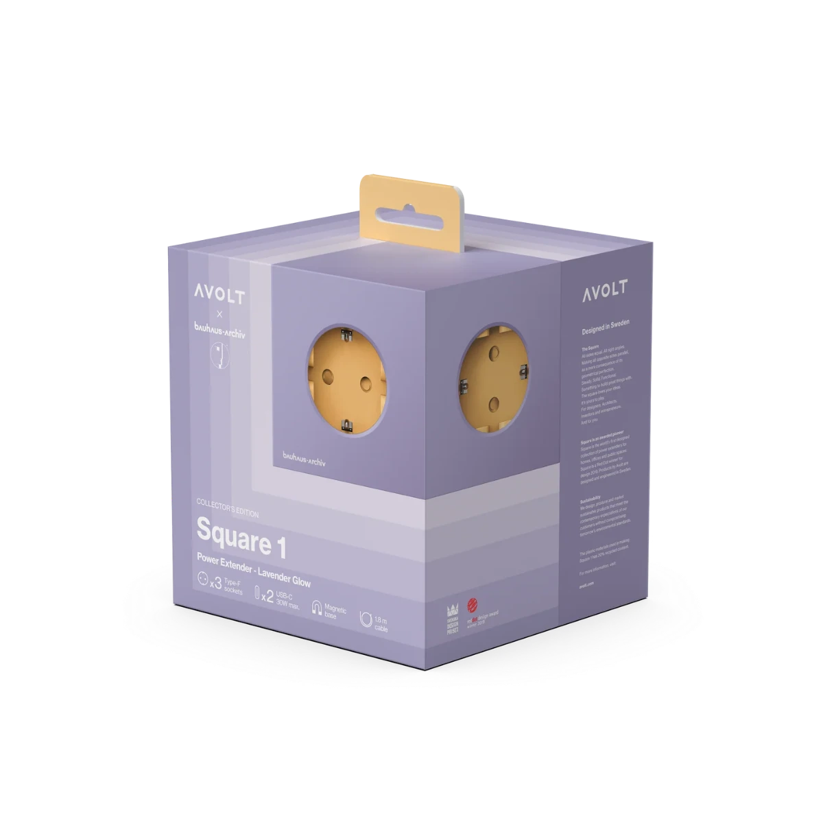 Square 2 USB // Bauhaus-Archiv Lavender Glow