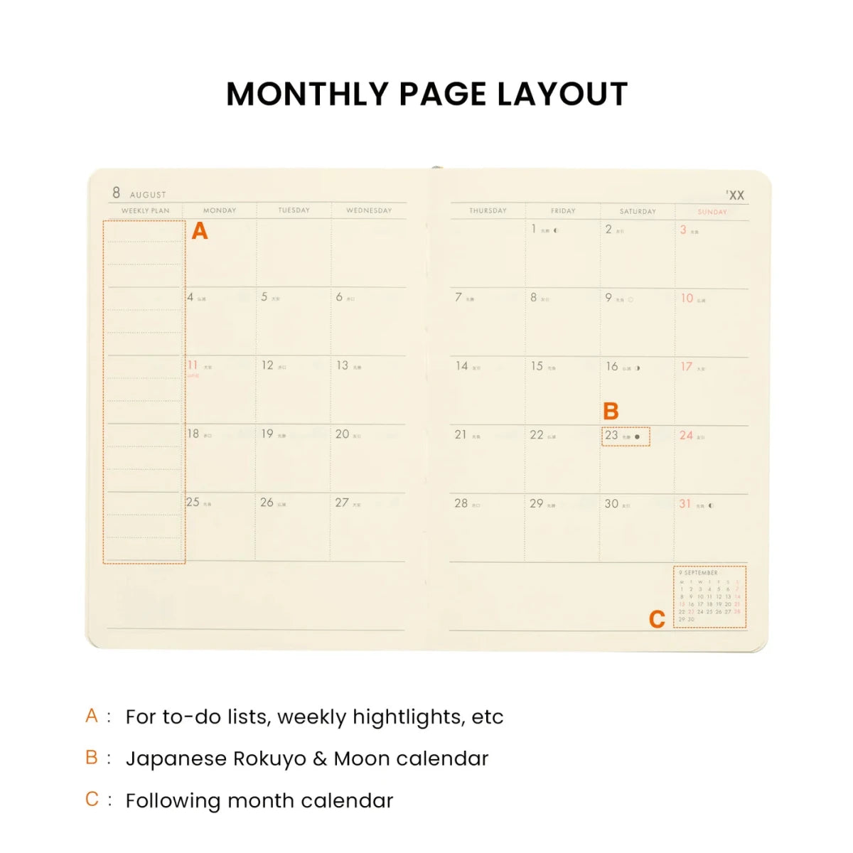 Hightide - 2027 Weekly Planner Diary - Statonary & Office - DANSKshop.com