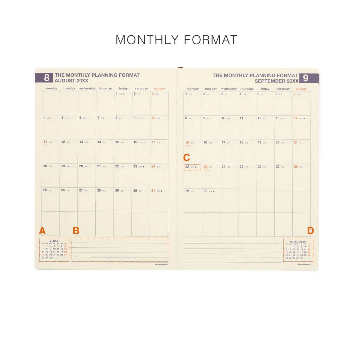 Hightide - 2027 Weekly Planner Minute Manager - Statonary & Office - DANSKshop.com