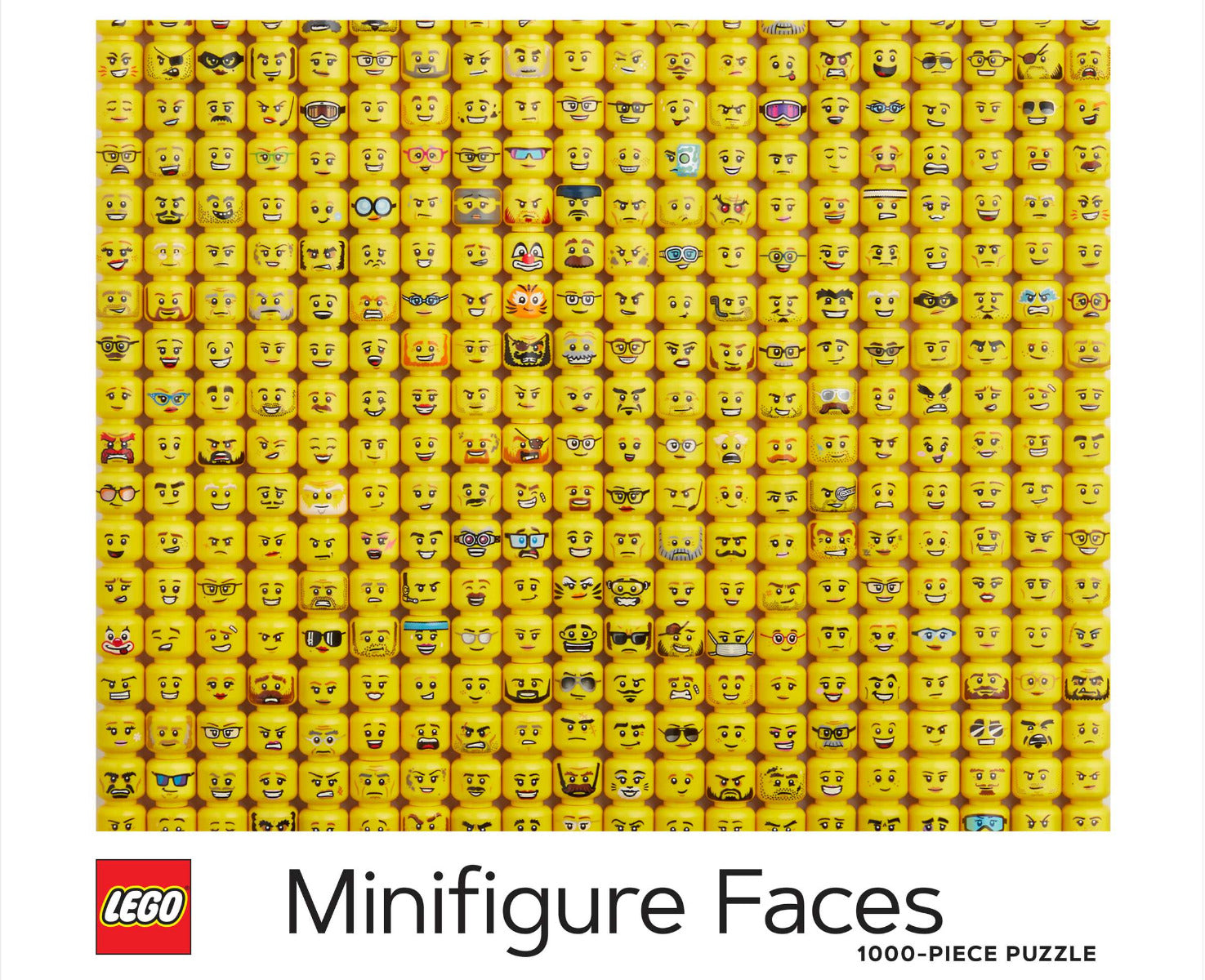 Minifigure Faces 1000 Brikkers Puslespil