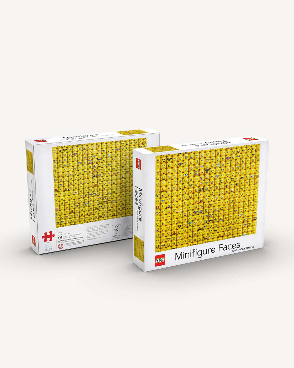 Minifigure Faces 1000 Brikkers Puslespil