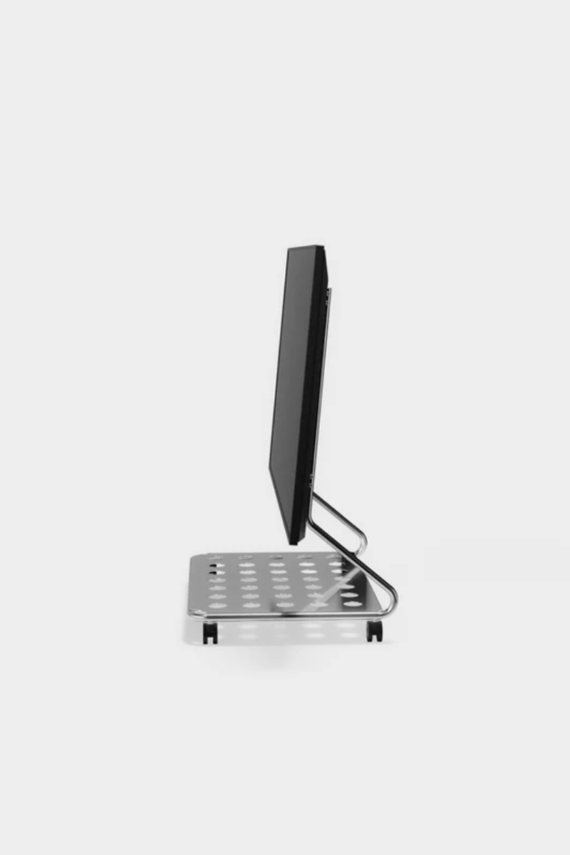 Disco TV Stand // Chrome