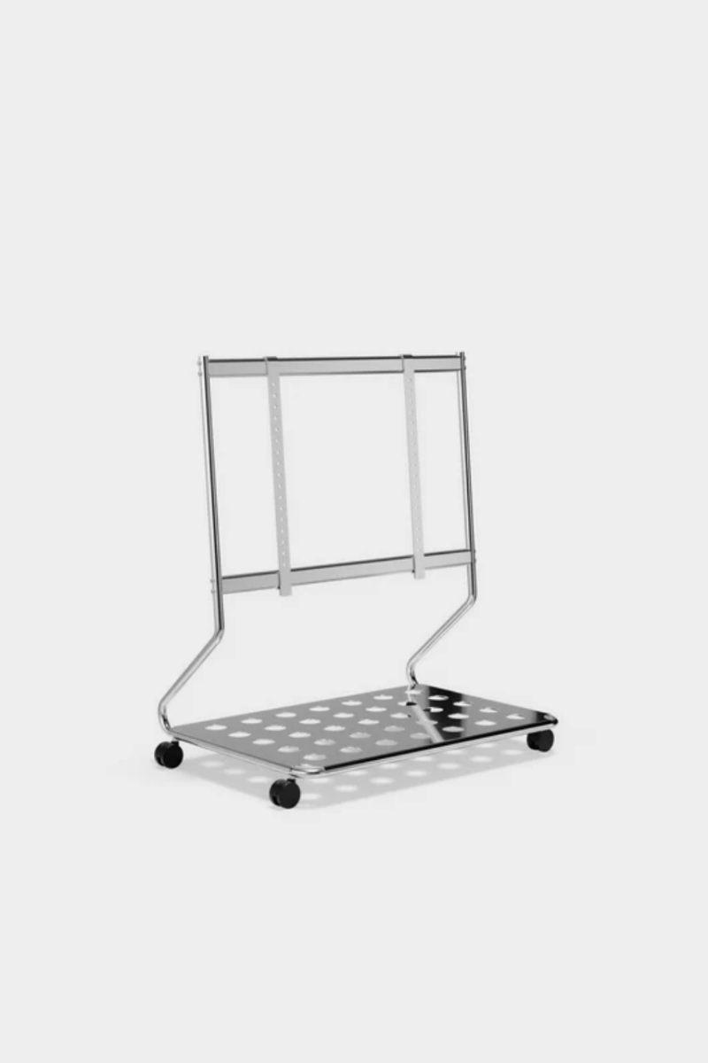 Disco TV Stand // Chrome