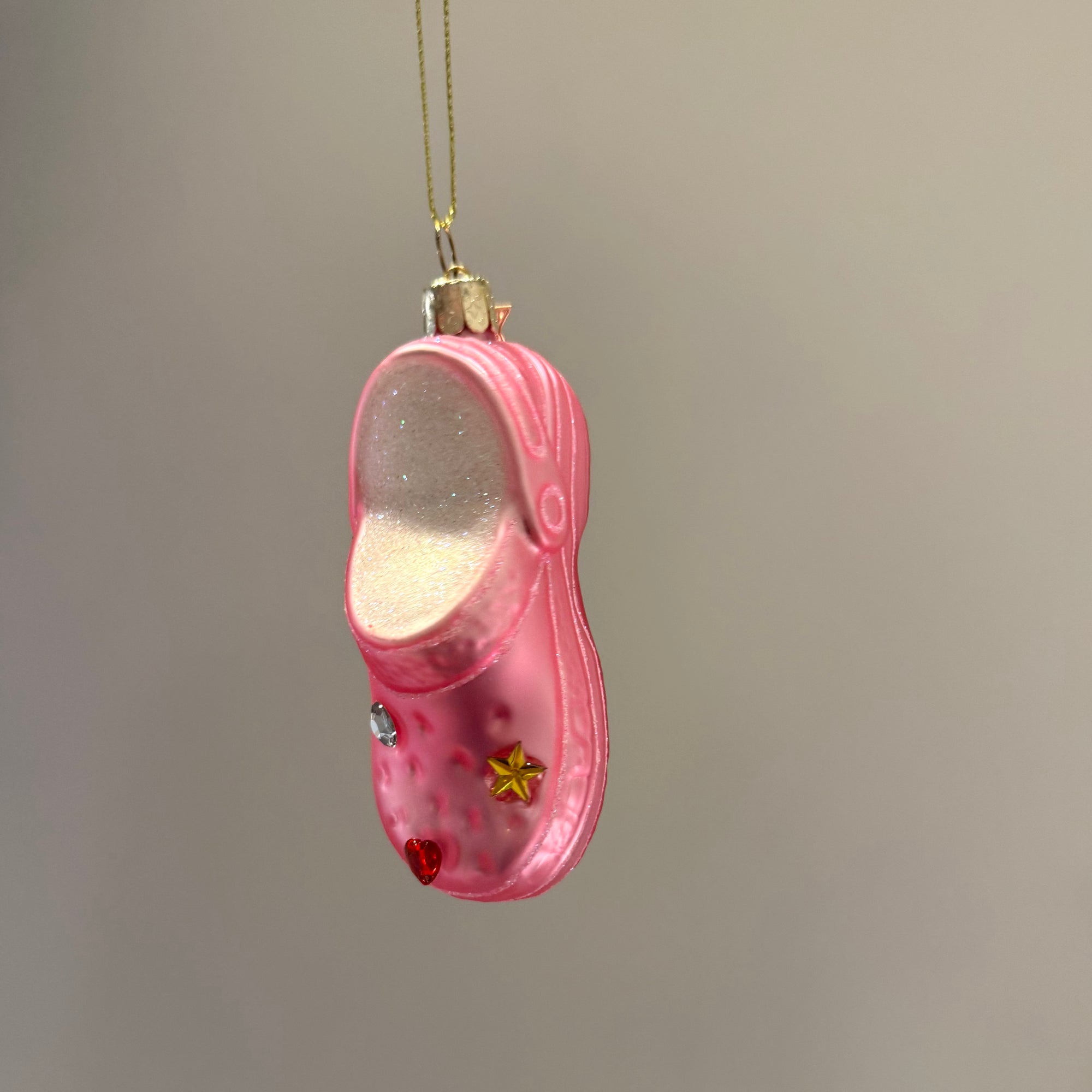 Christmas Ornament // Pink Clog w. Details