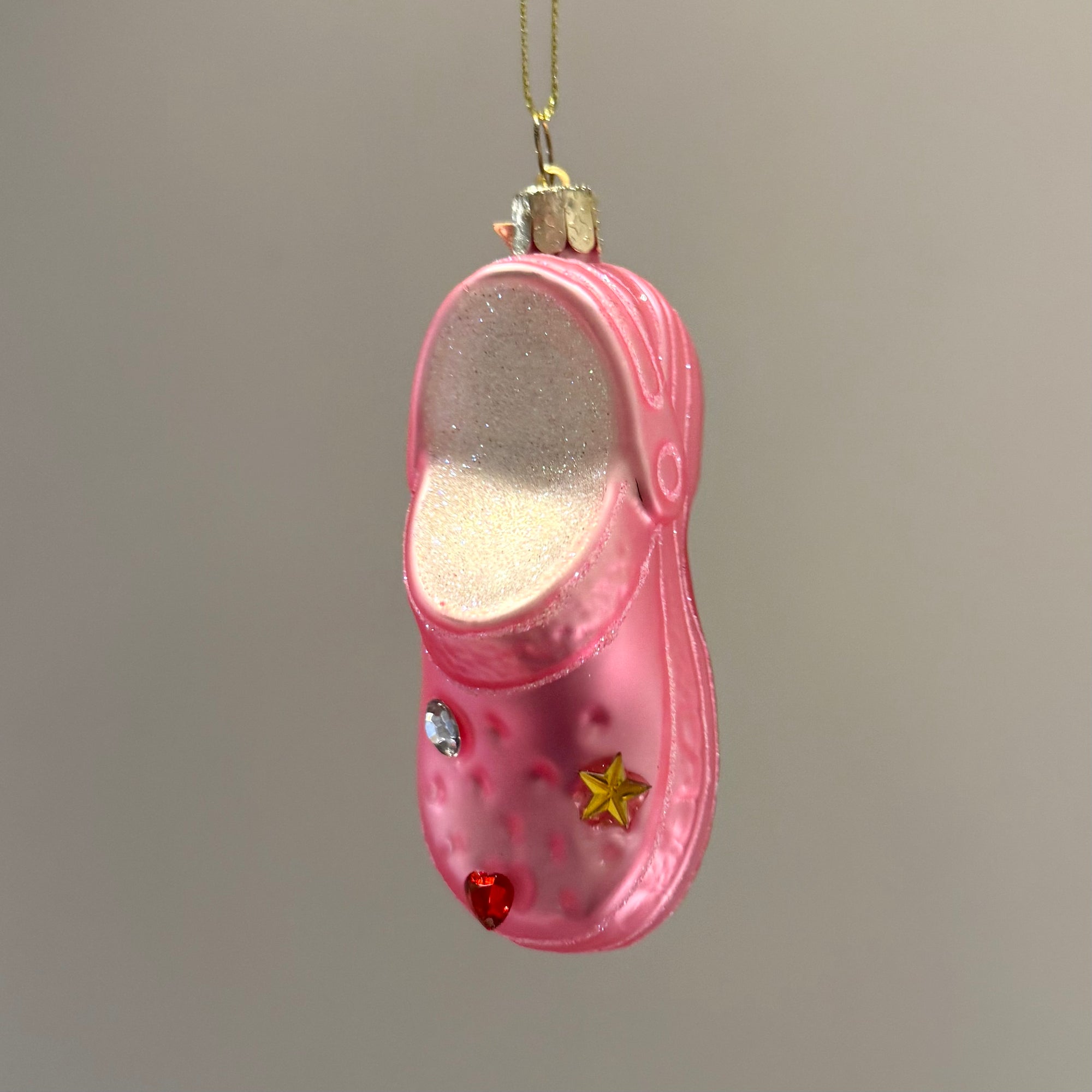 Christmas Ornament // Pink Clog w. Details