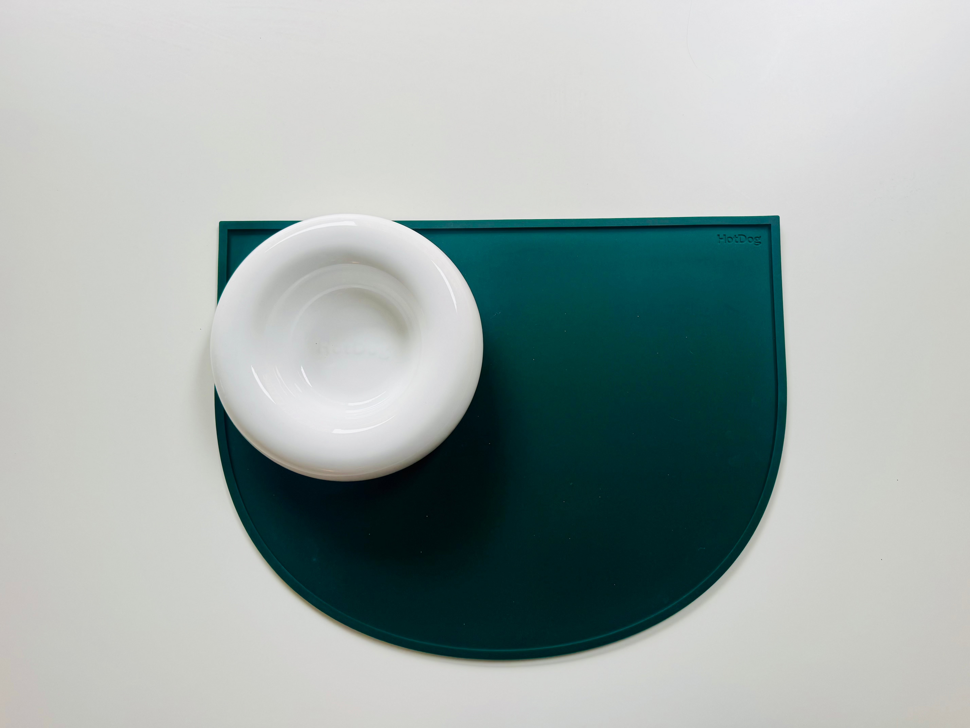 Ceramic Dog Feeder // White