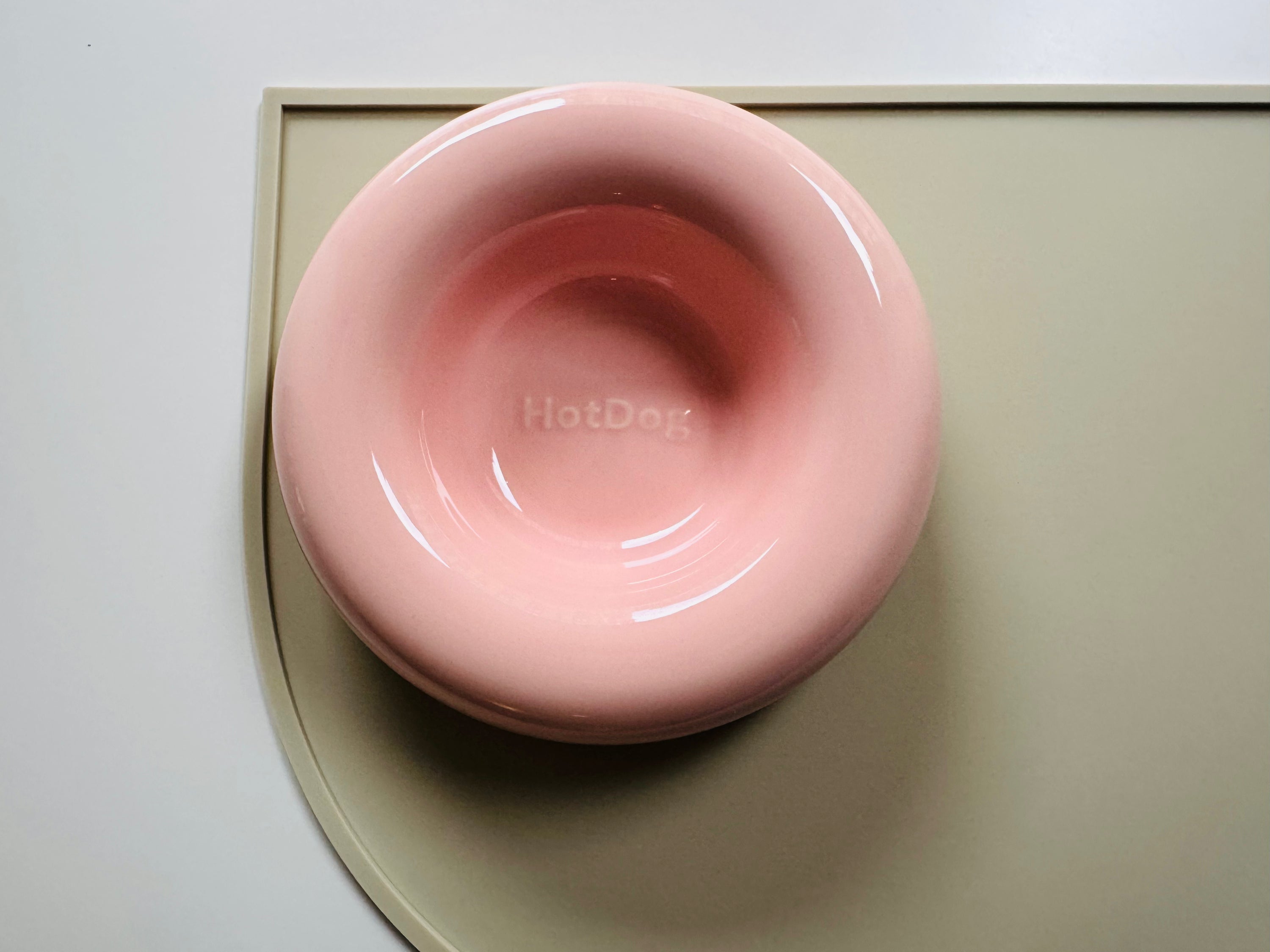Ceramic Dog Feeder | Pink