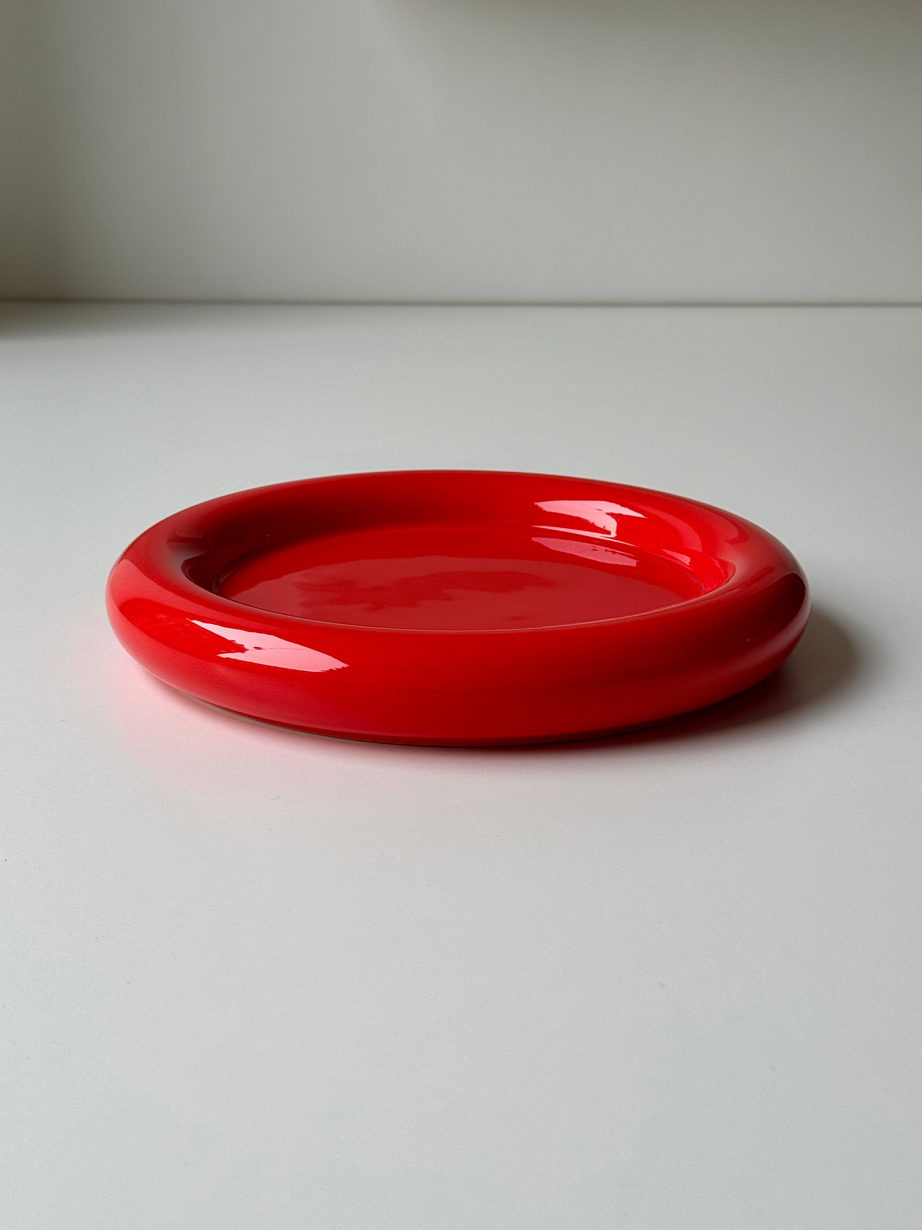 Chunky Plate // Red