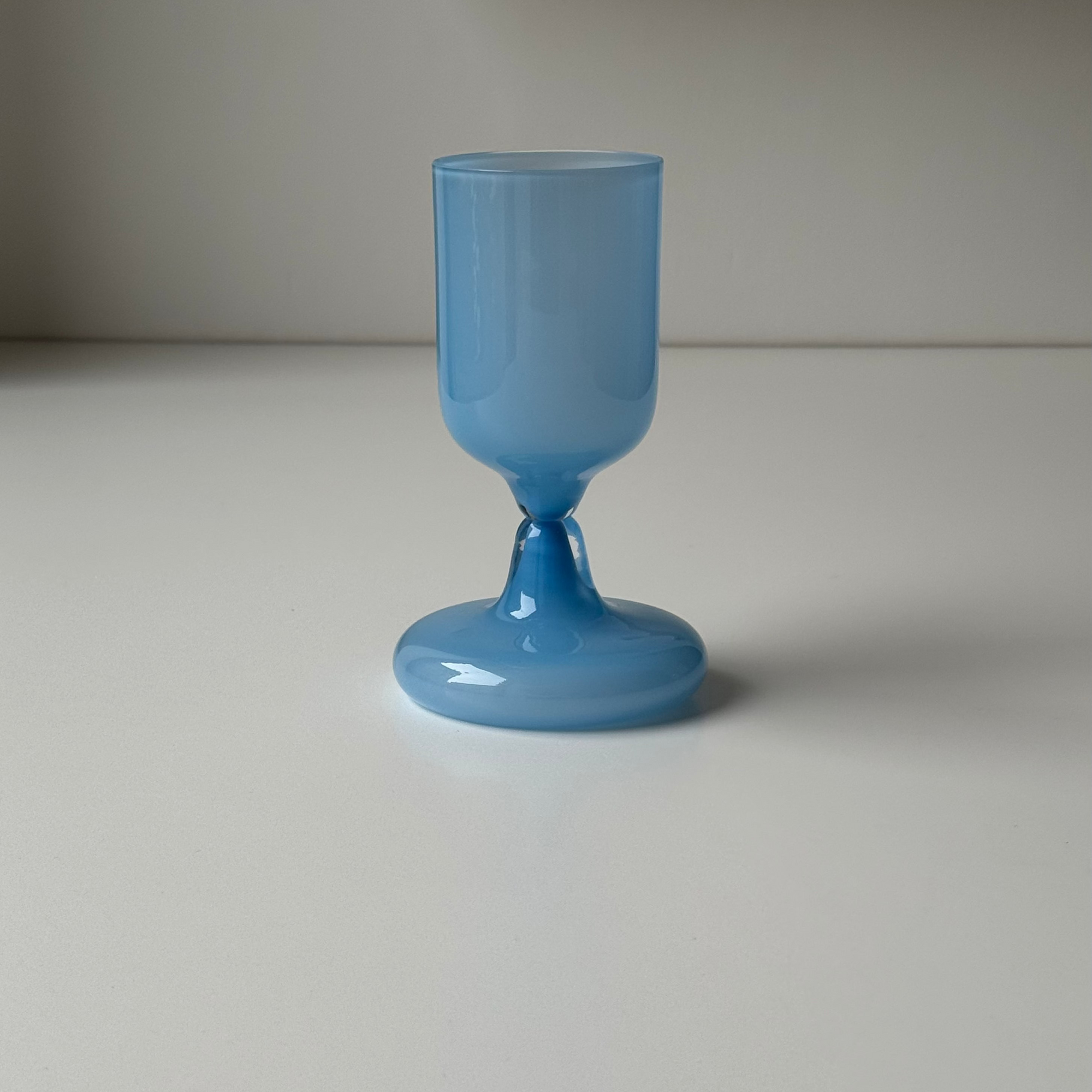 Chunky Beer Glass // Light Blue