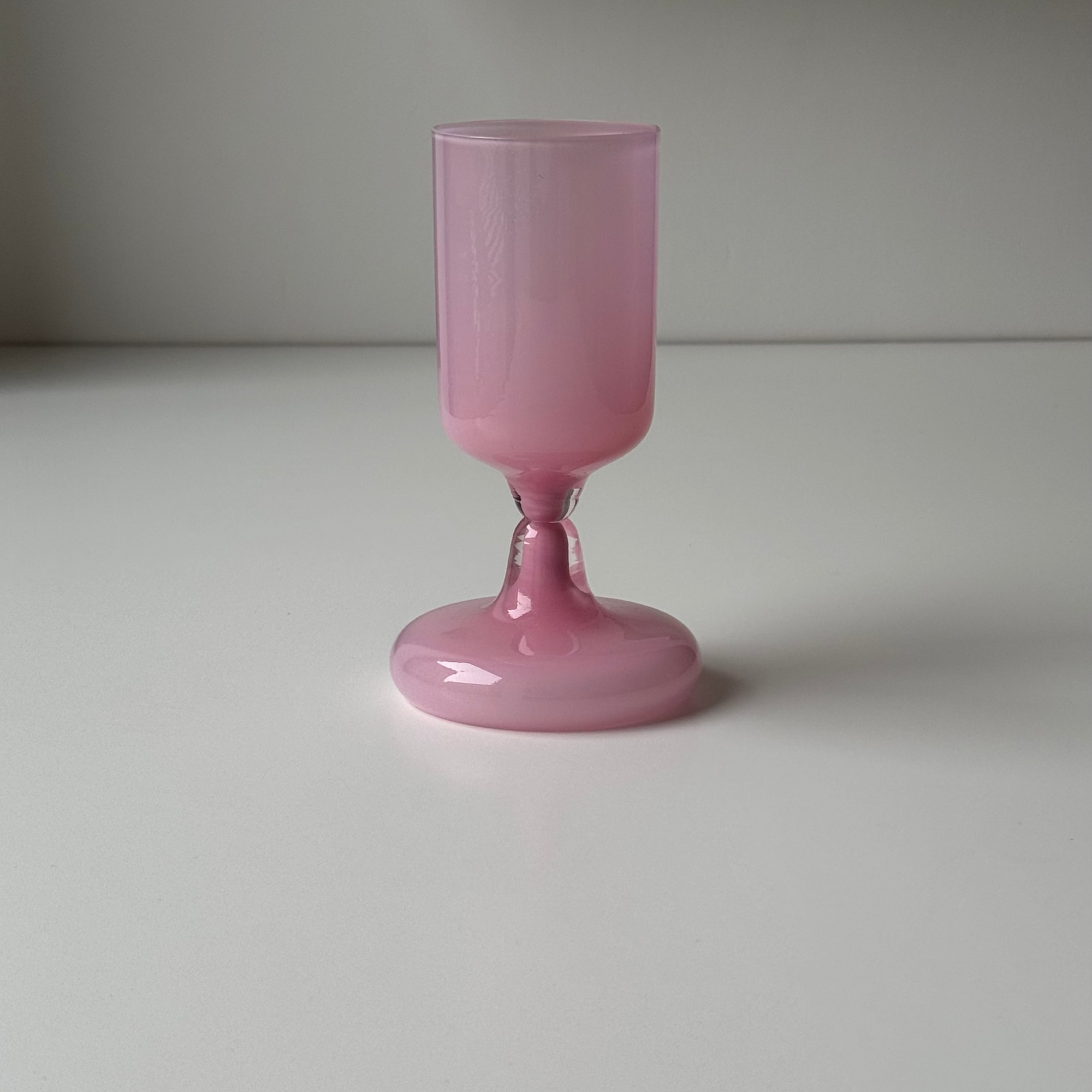 Chunky Beer Glass // Pink