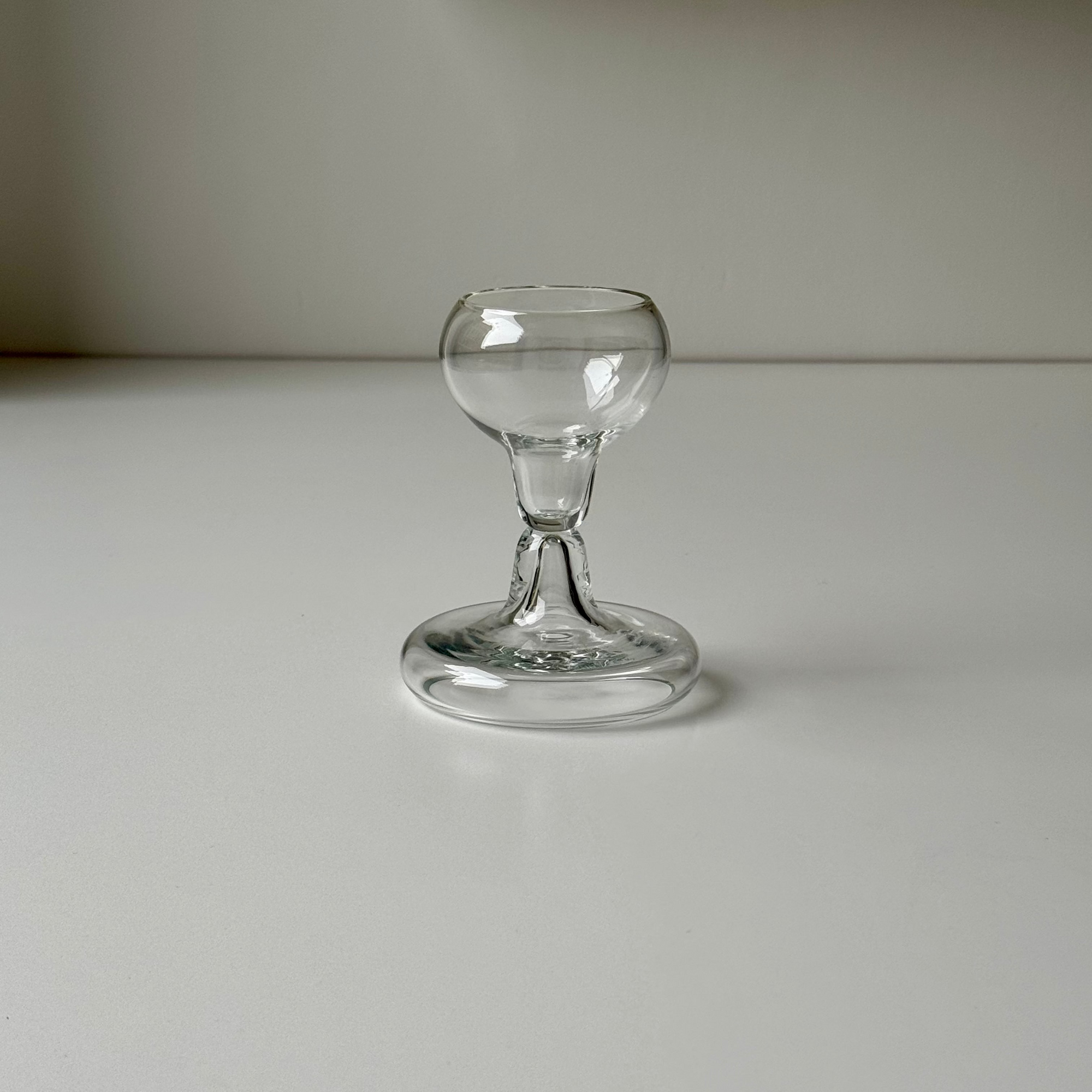 Chunky Wine Glass // Transparent