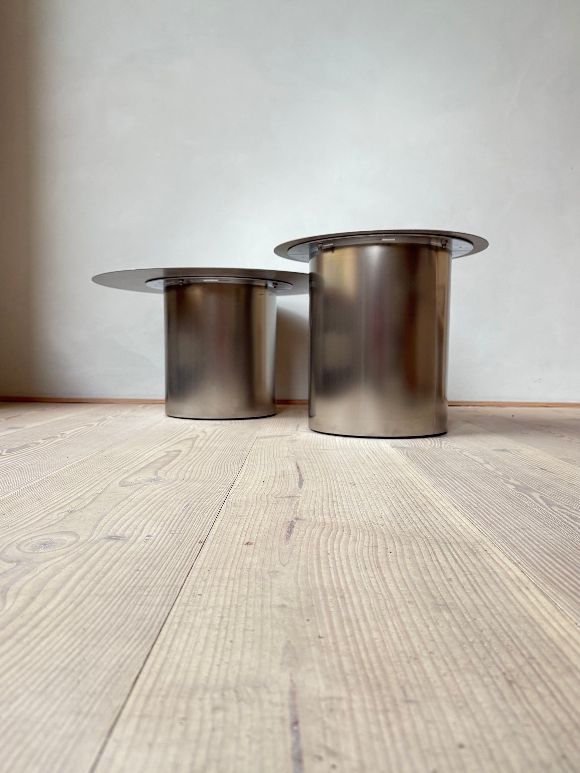 'Olga' Sofabord // Rustfrit Stål