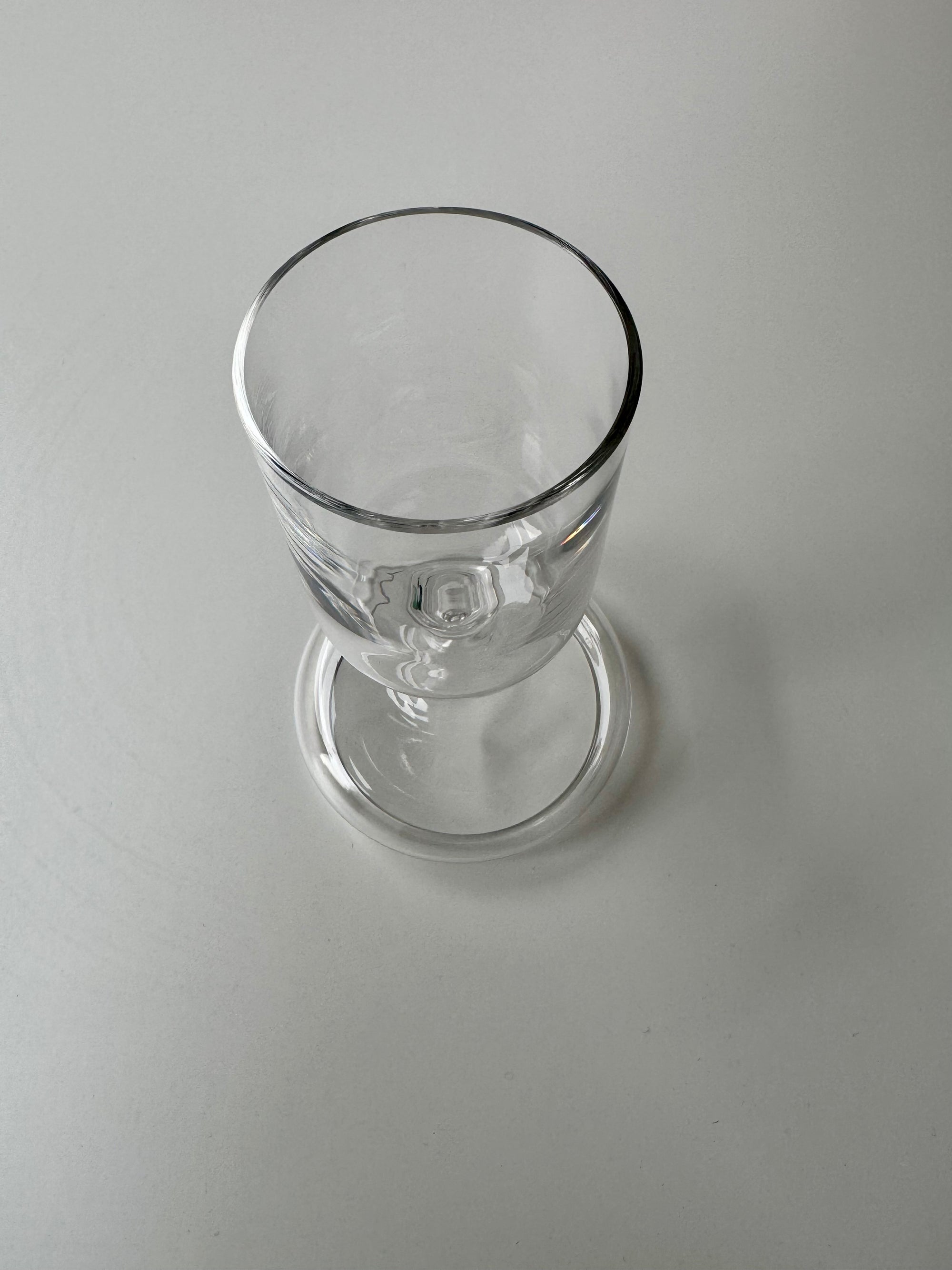 Chunky Beer Glass // Transparent