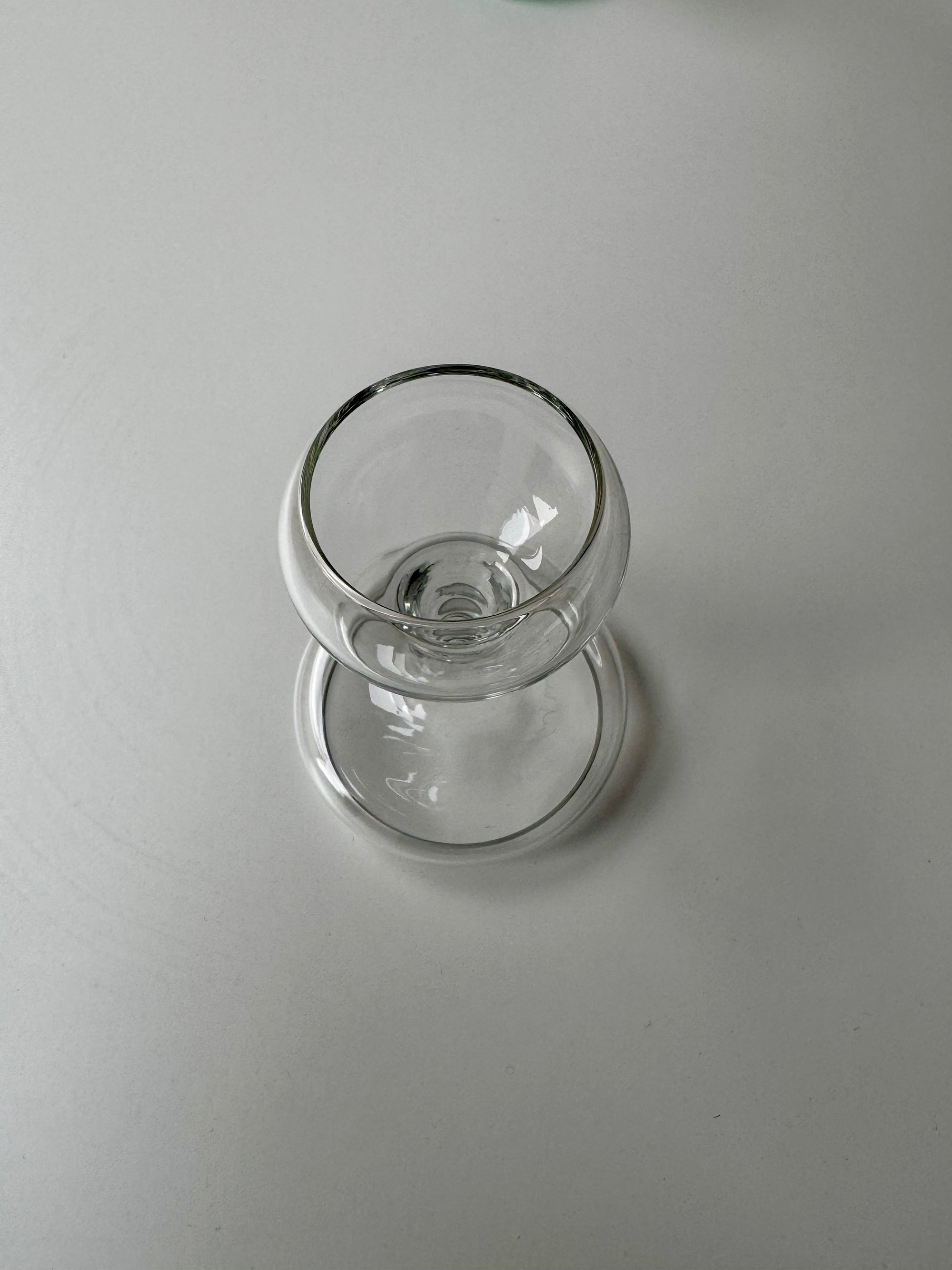 Chunky Wine Glass // Transparent