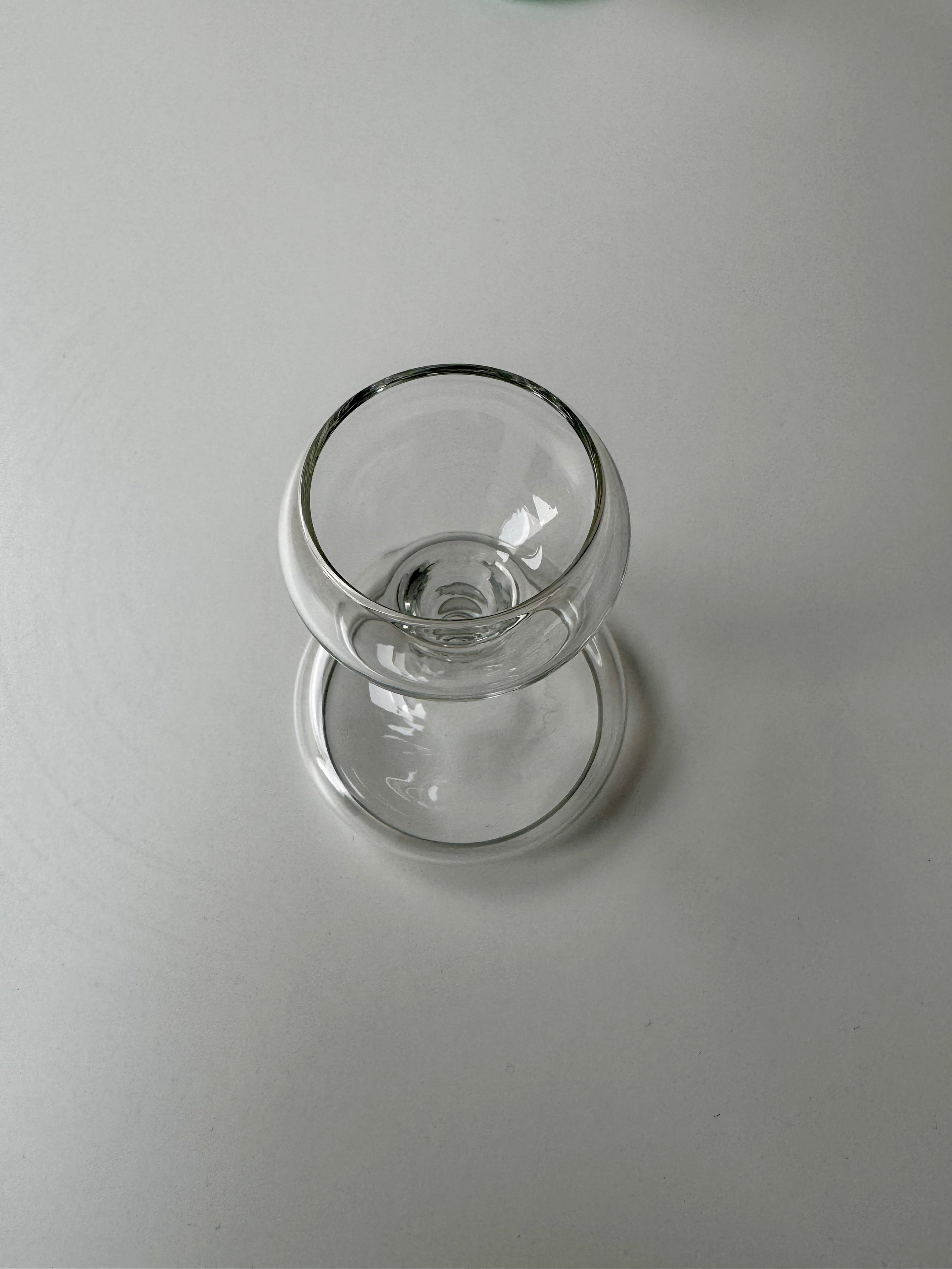 Chunky Wine Glass | Transparent