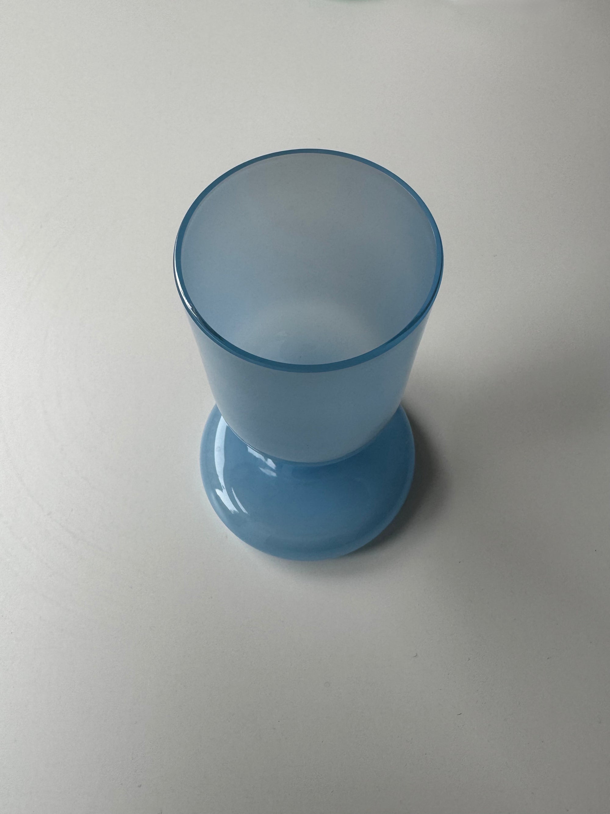 Chunky Beer Glass // Light Blue