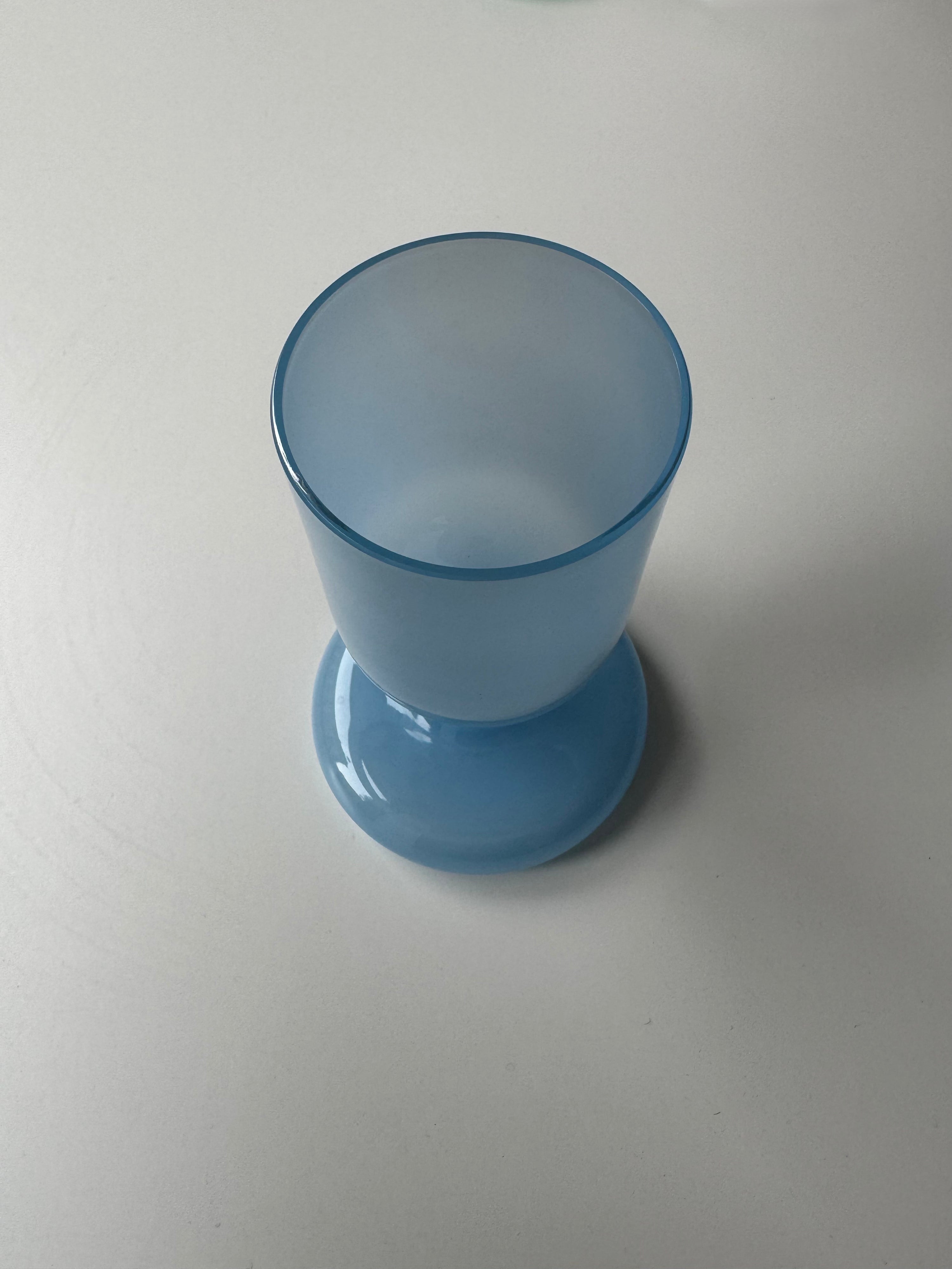 Chunky Beer Glass | Light Blue