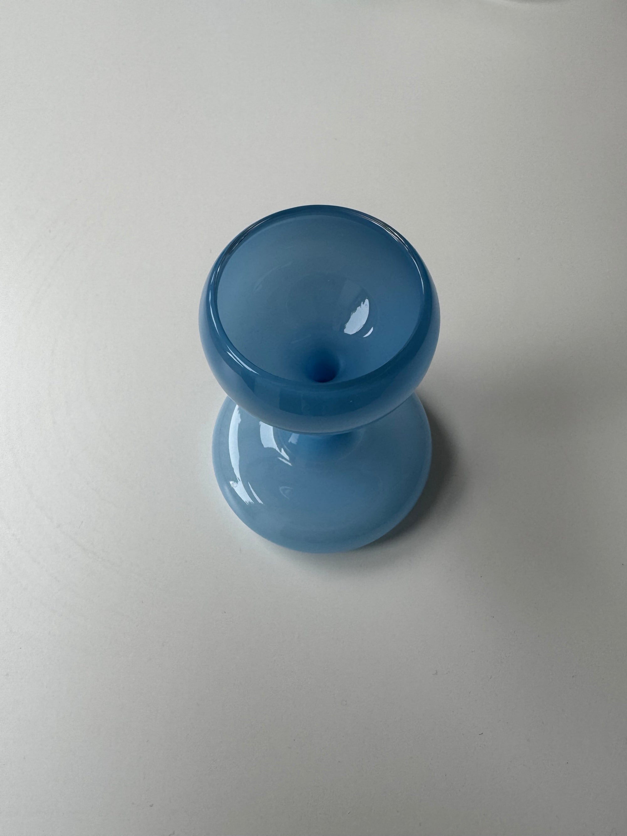 Chunky Wine Glass // Light Blue