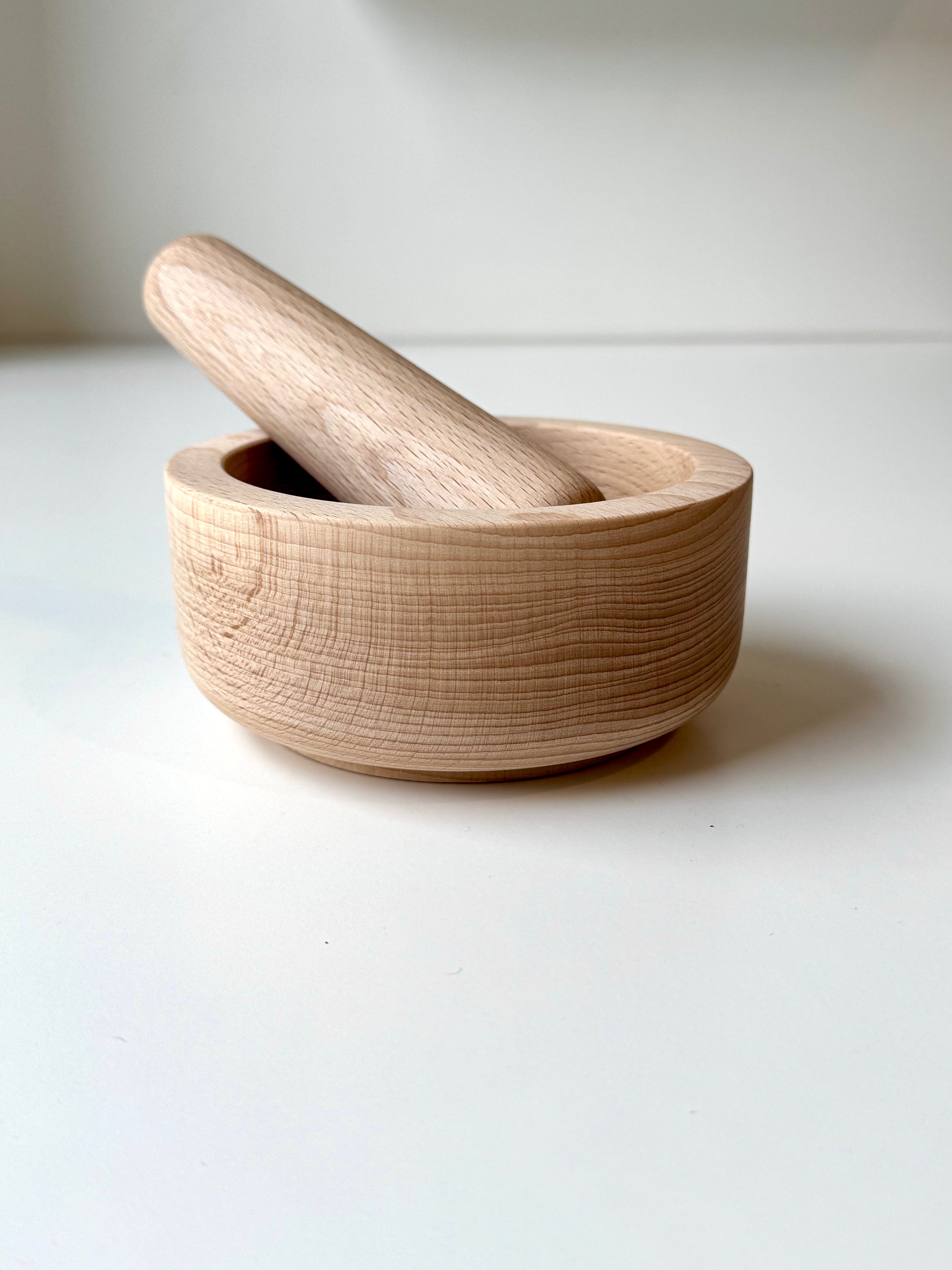 Wooden Mortar w/ Pestle