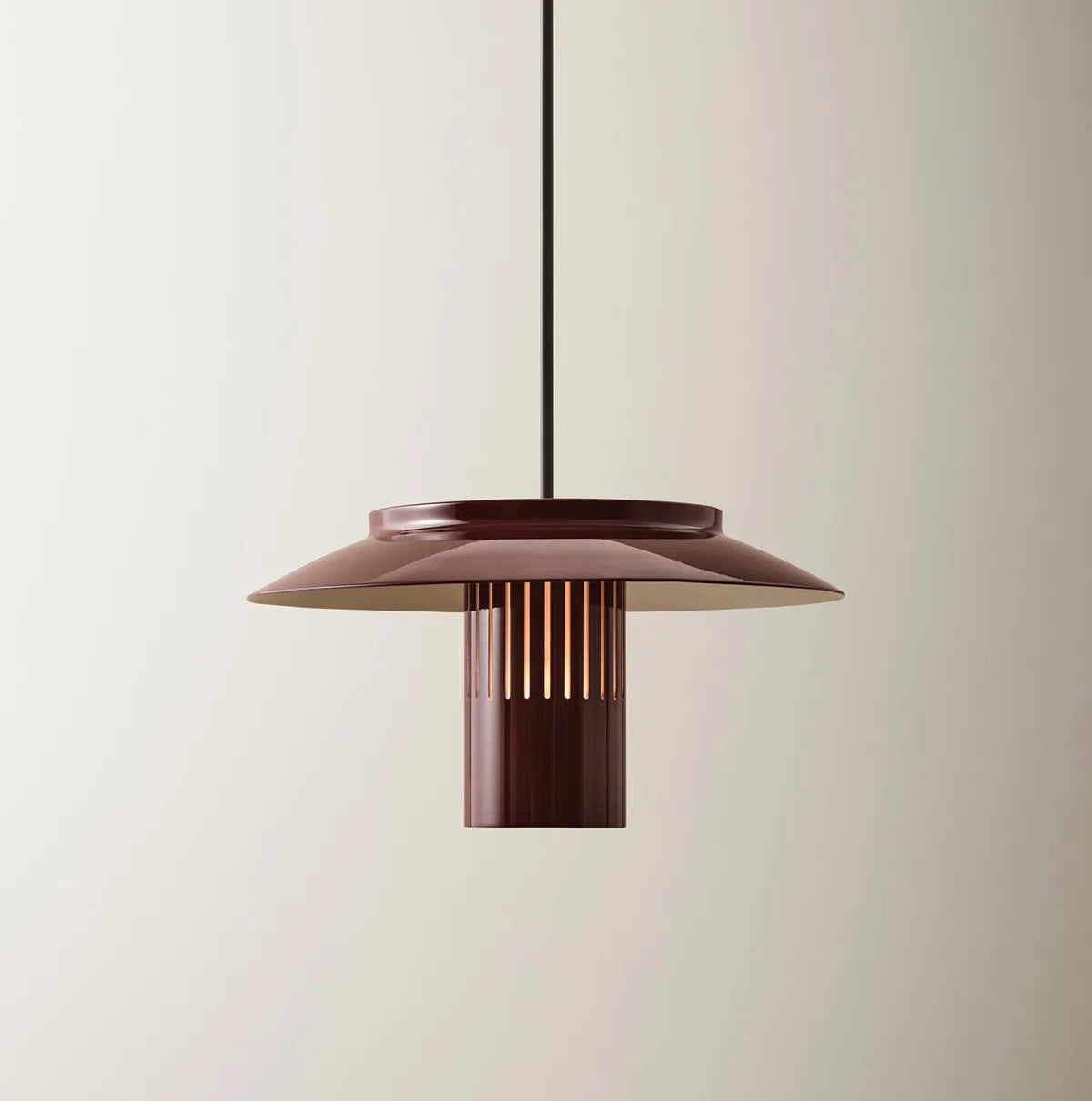 Lille 24 Pendant // Red Black