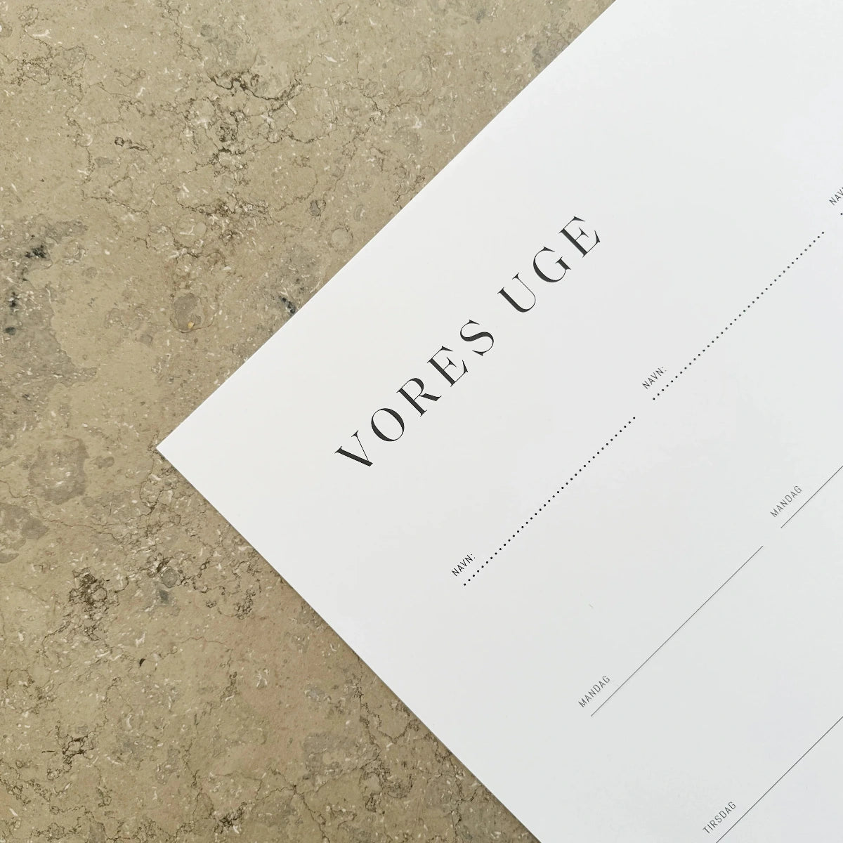 Refill // Weekly Calendar