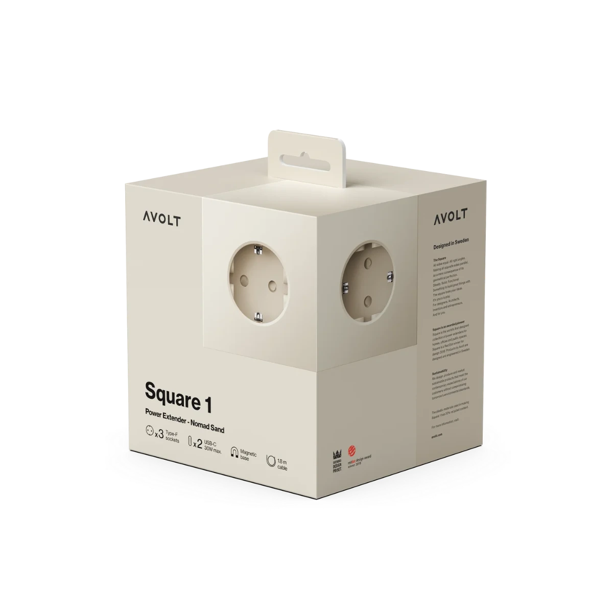 Square 1 USB-C // Nomad Sand