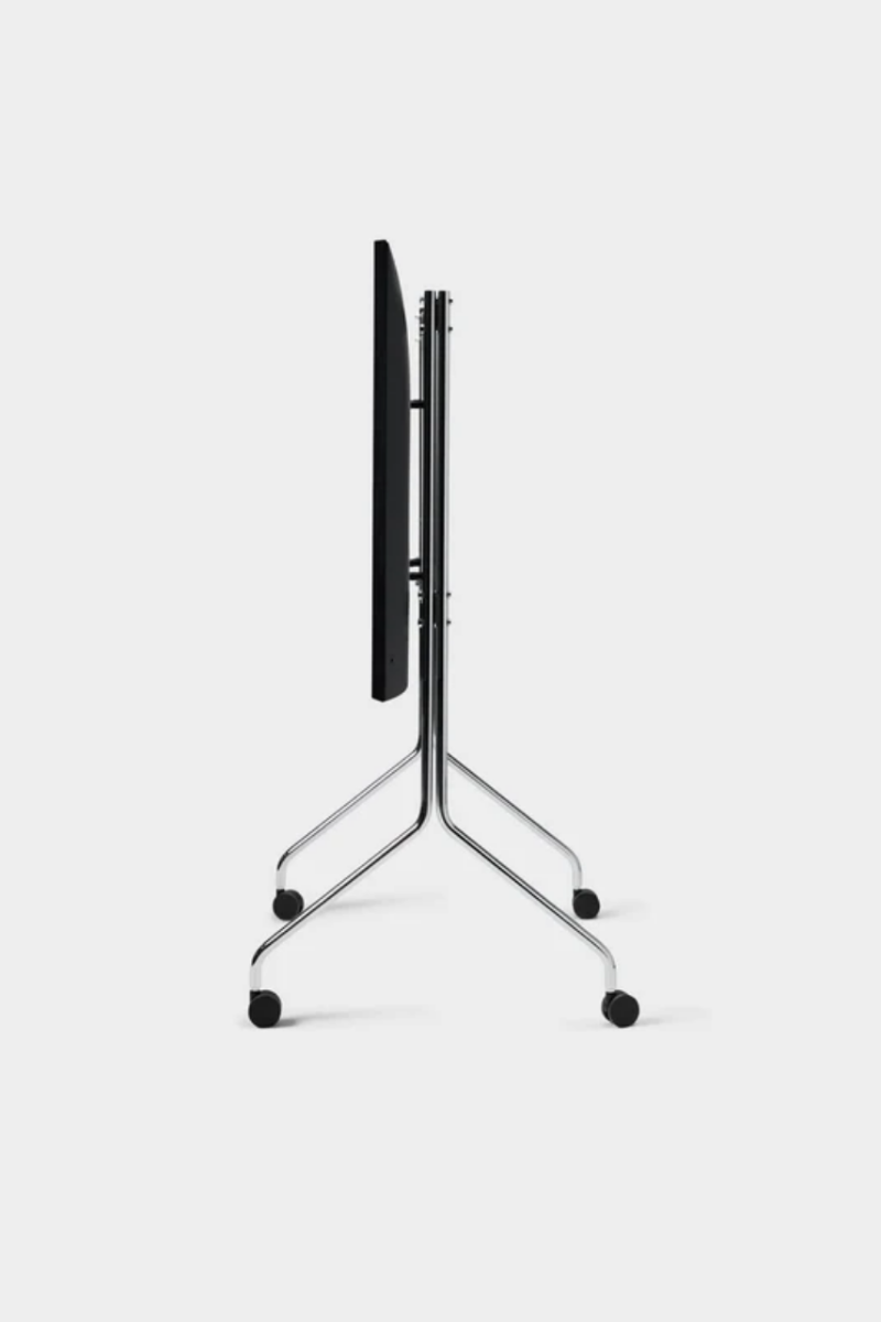 Moon Tall TV Stand | Chrome
