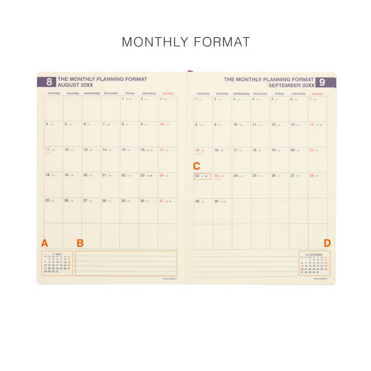 2027 Weekly Planner Minute Manager