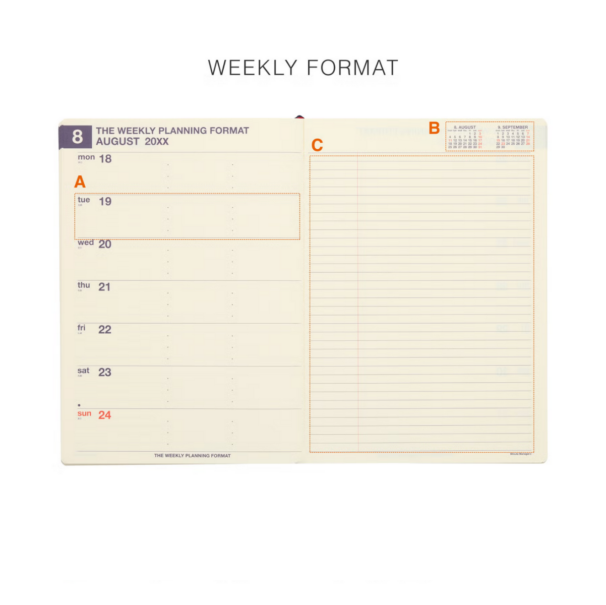 2027 Weekly Planner Minute Manager