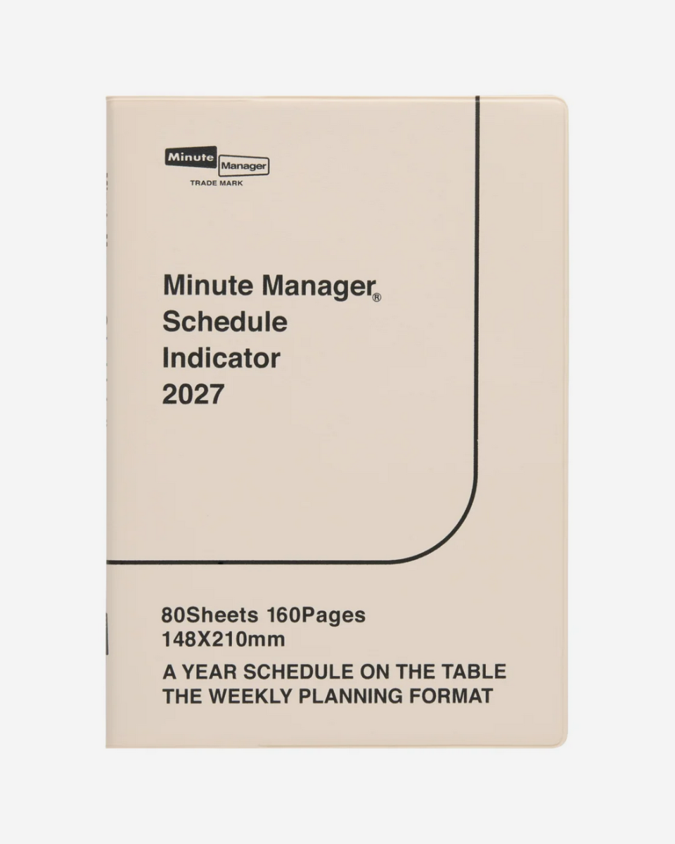 2027 Weekly Planner Minute Manager