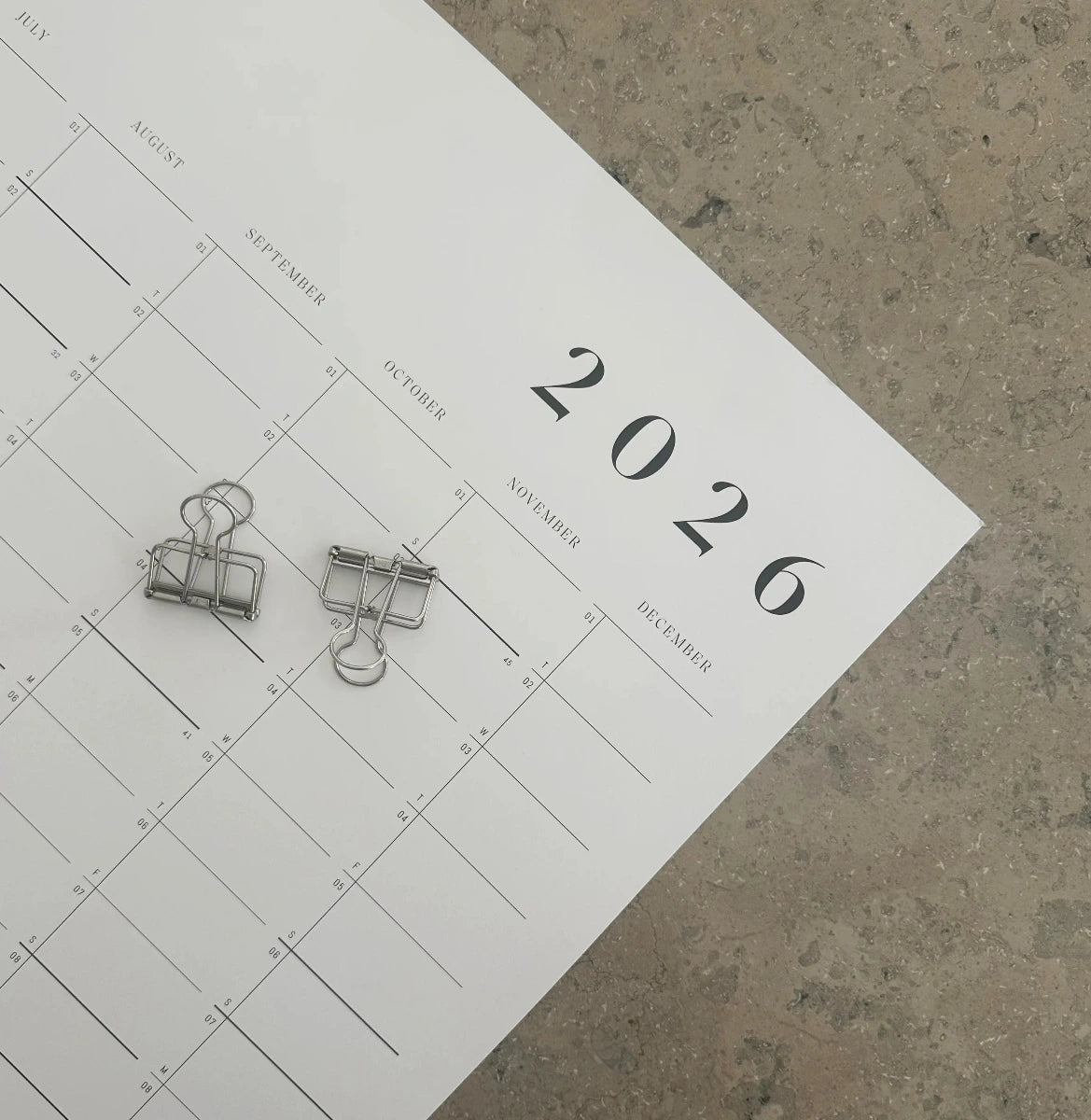 Refill // Vægkalender 2026