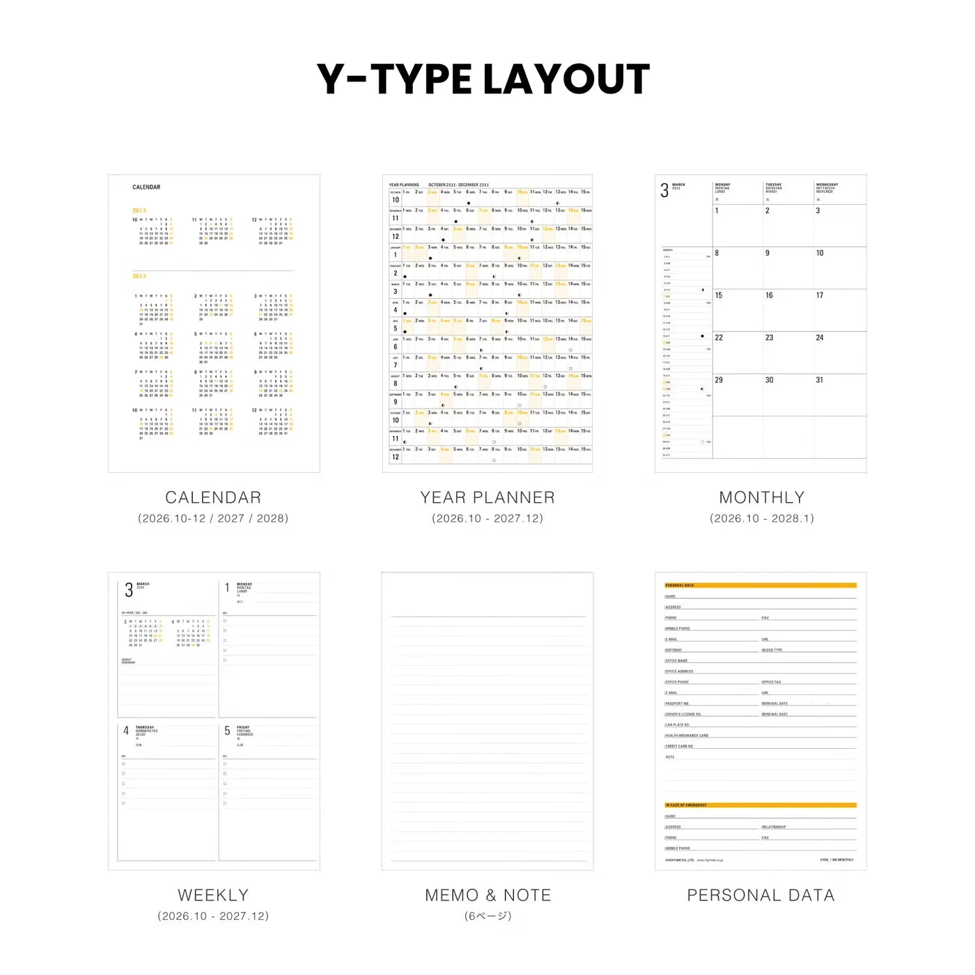 2027 Weekly Planner Iris