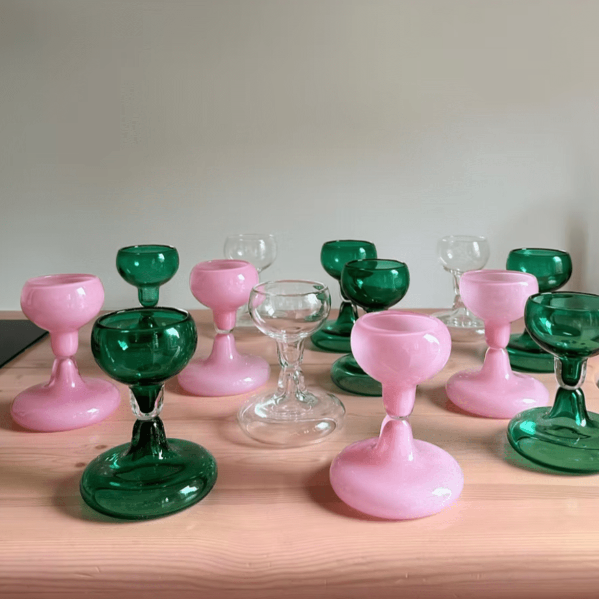 Gustaf Westman - Chunky Wine Glass | Pink - Kitchenware - DANSKshop.com