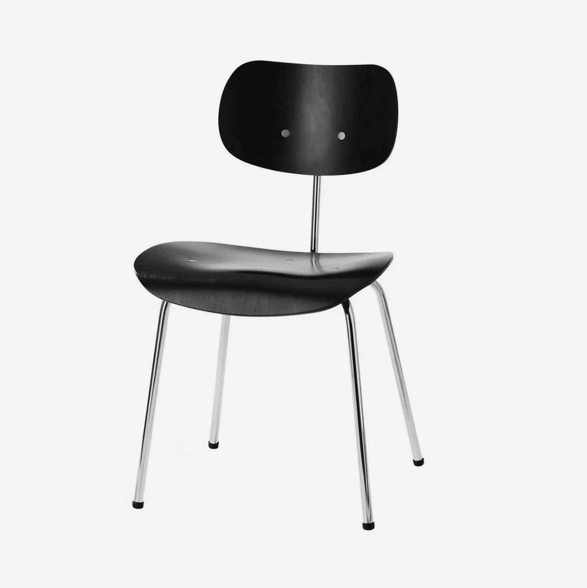 Please Wait To Be Seated / Eiermann - Eiermann SE 68 Dining Chair | Black - Chair - DANSKshop.com