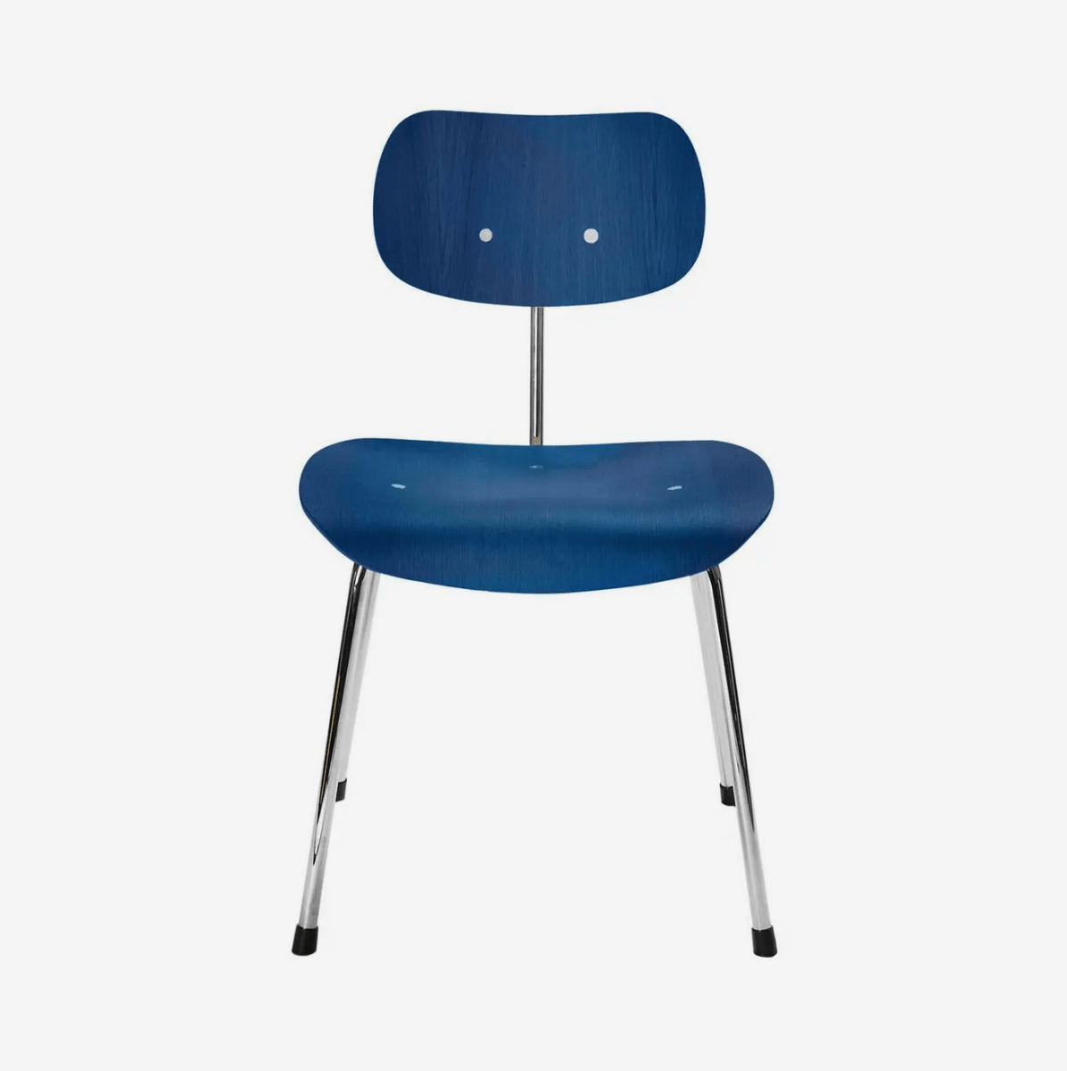 Please Wait To Be Seated / Eiermann - Eiermann SE 68 Dining Chair | Cobalt Blue - Chair - DANSKshop.com