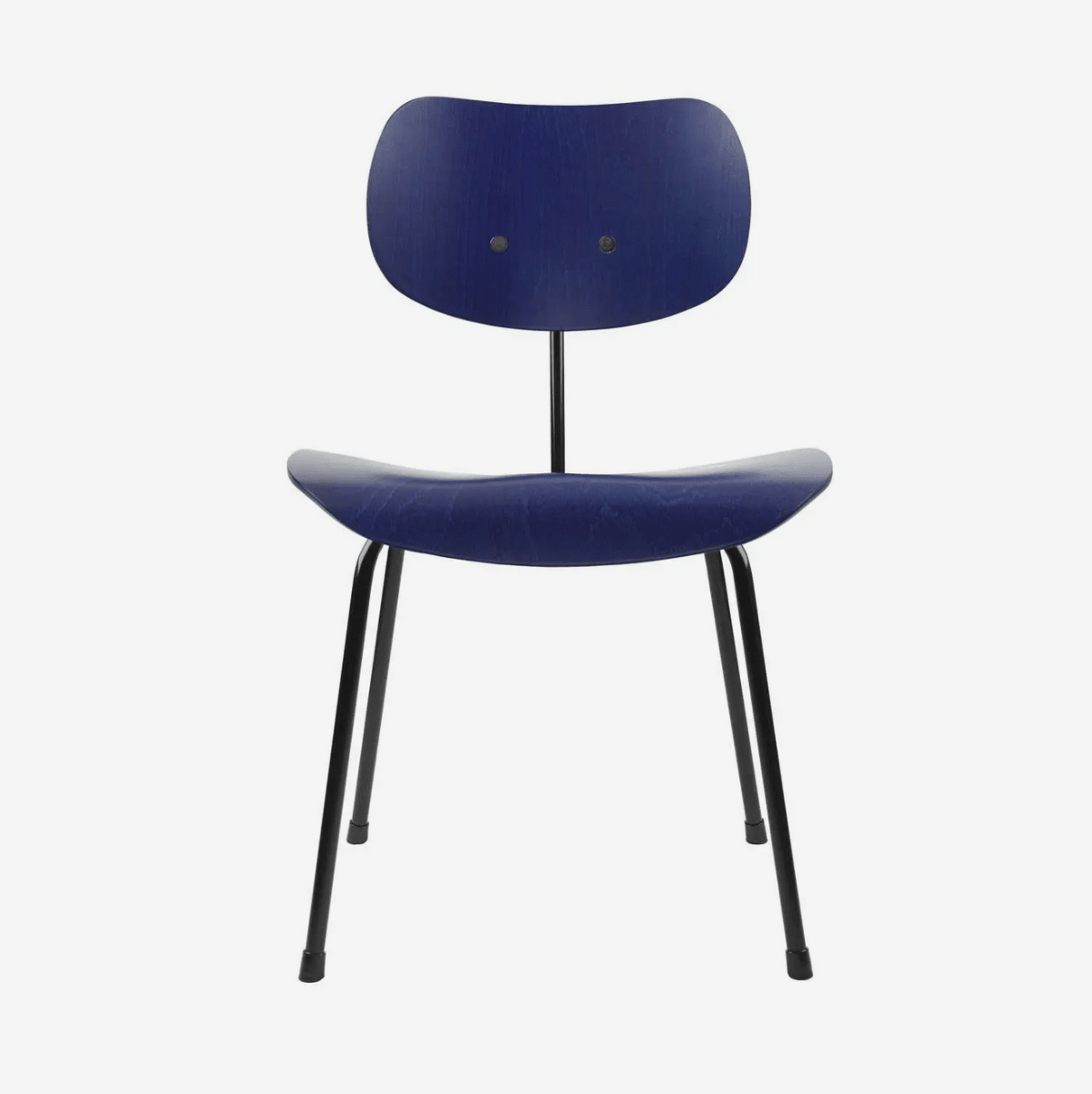 Please Wait To Be Seated / Eiermann - Eiermann SE 68 Dining Chair | Cobalt Blue - Chair - DANSKshop.com