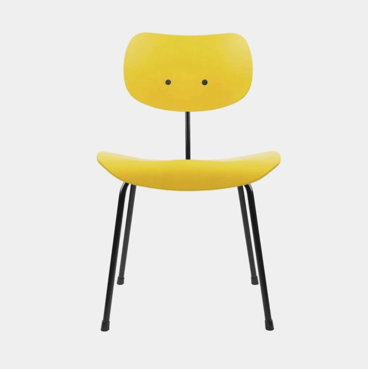 Please Wait To Be Seated / Eiermann - Eiermann SE68 Dining Chair | Yellow + Black - Chair - DANSKshop.com