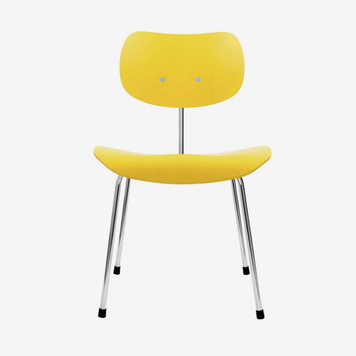 Please Wait To Be Seated / Eiermann - Eiermann SE68 Dining Chair | Yellow - Chair - DANSKshop.com