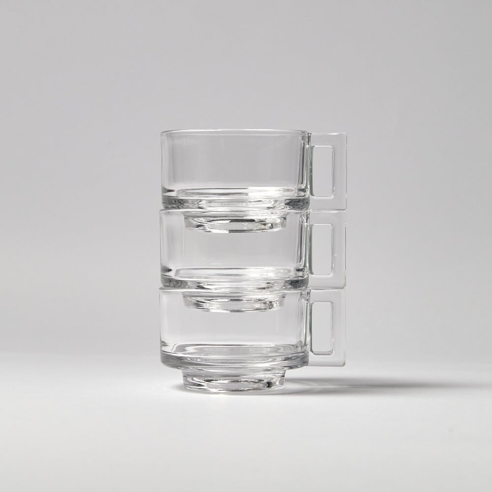 Arno Glass - Glass Cup w. Saucer - Tableware - DANSKshop.com