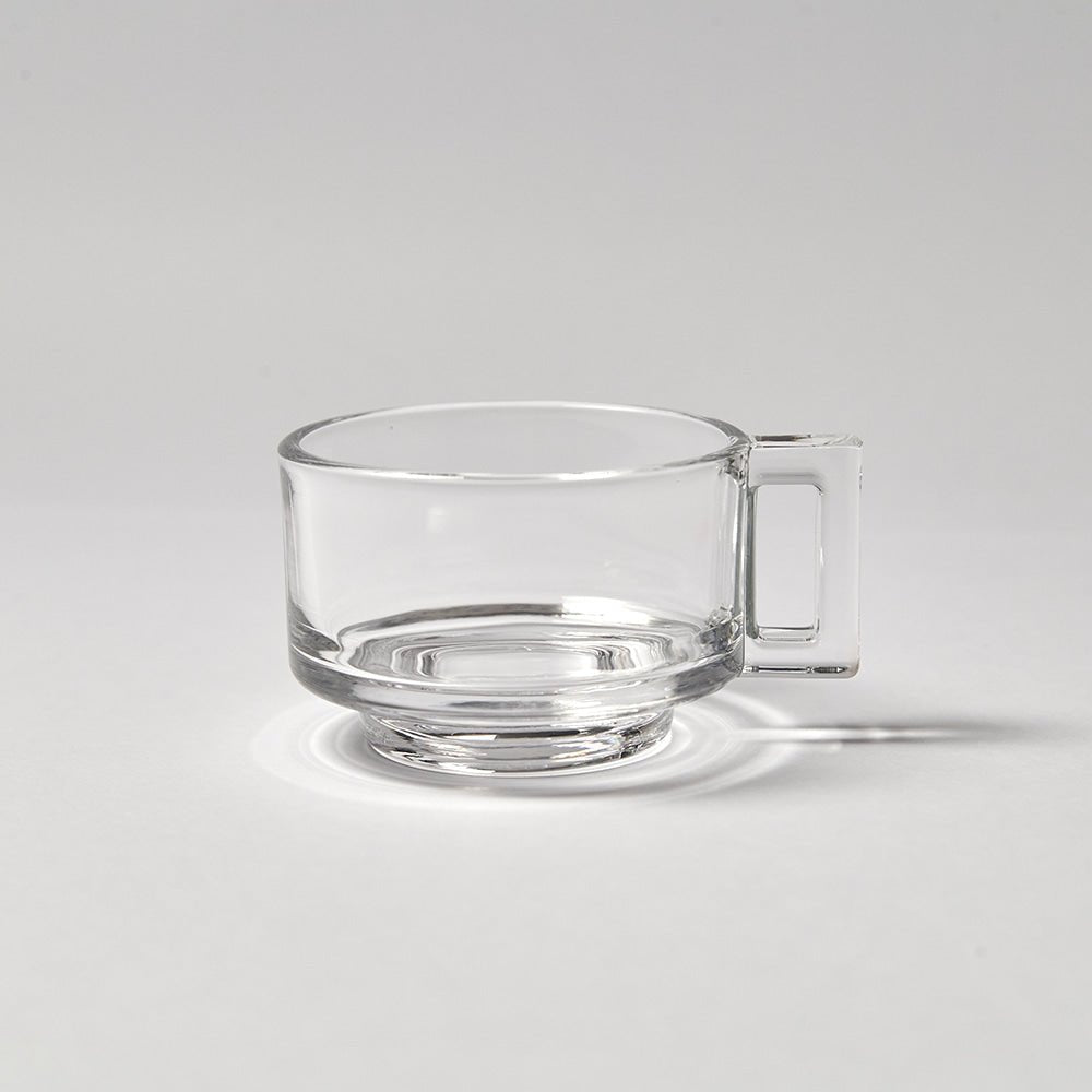 Arno Glass - Glass Cup w. Saucer - Tableware - DANSKshop.com
