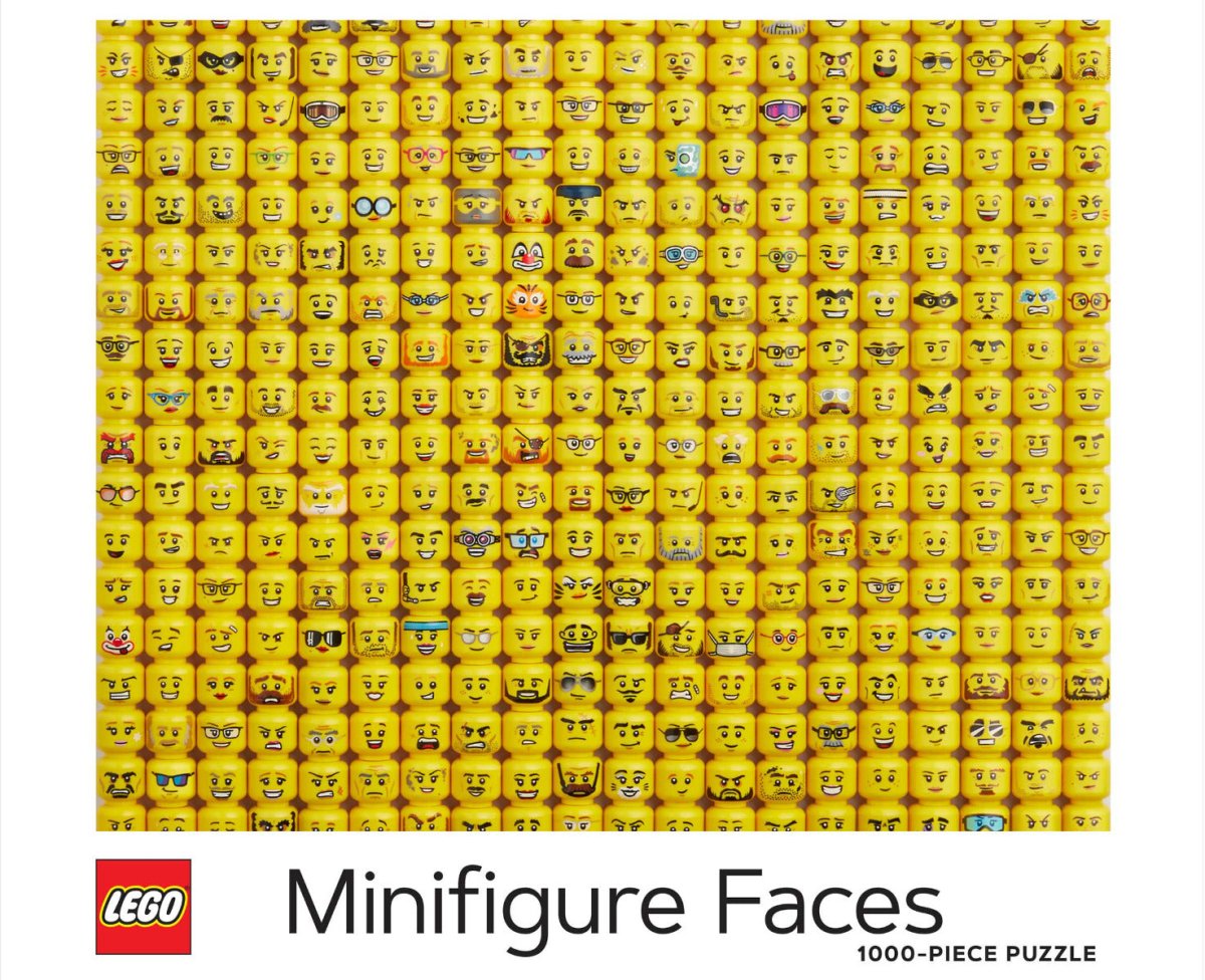 New Mags - Minifigure Faces 1000 Piece Puzzle - Kids - DANSKshop.com