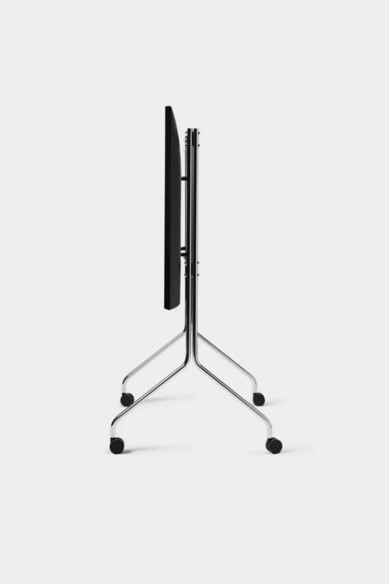 Pedestal - Moon Tall TV Stand | Chrome - Tv Stand - DANSKshop.com
