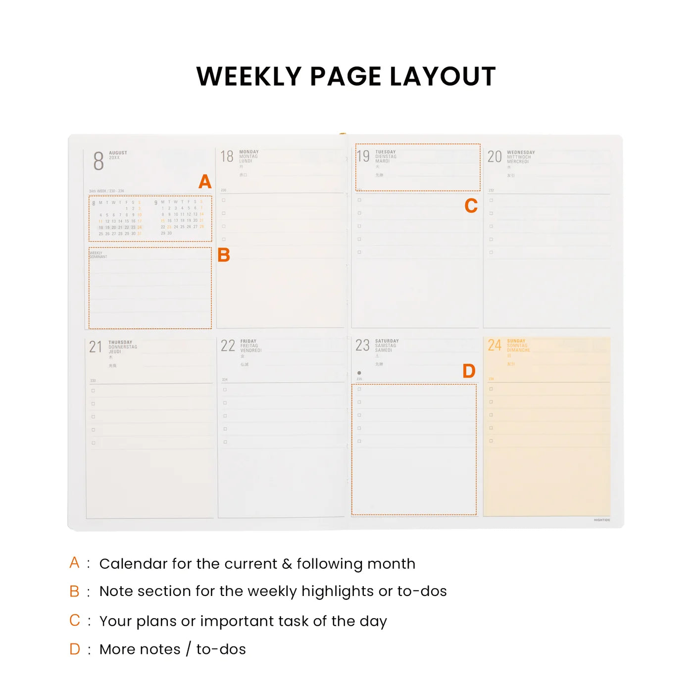 2027 Weekly Planner Iris