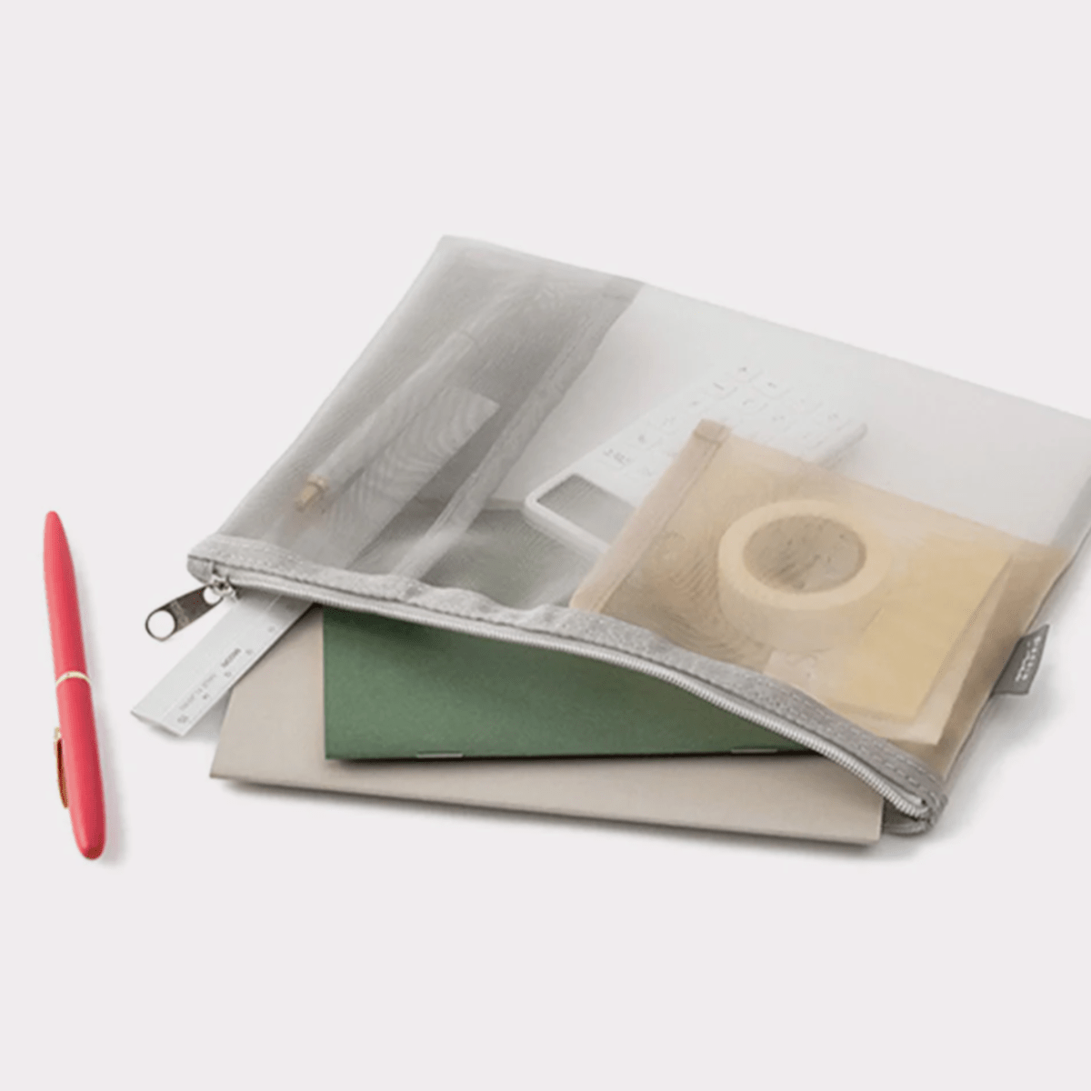 Midori - Pen & Tool Pouch [B6] Mesh - Statonary & Office - DANSKshop.com