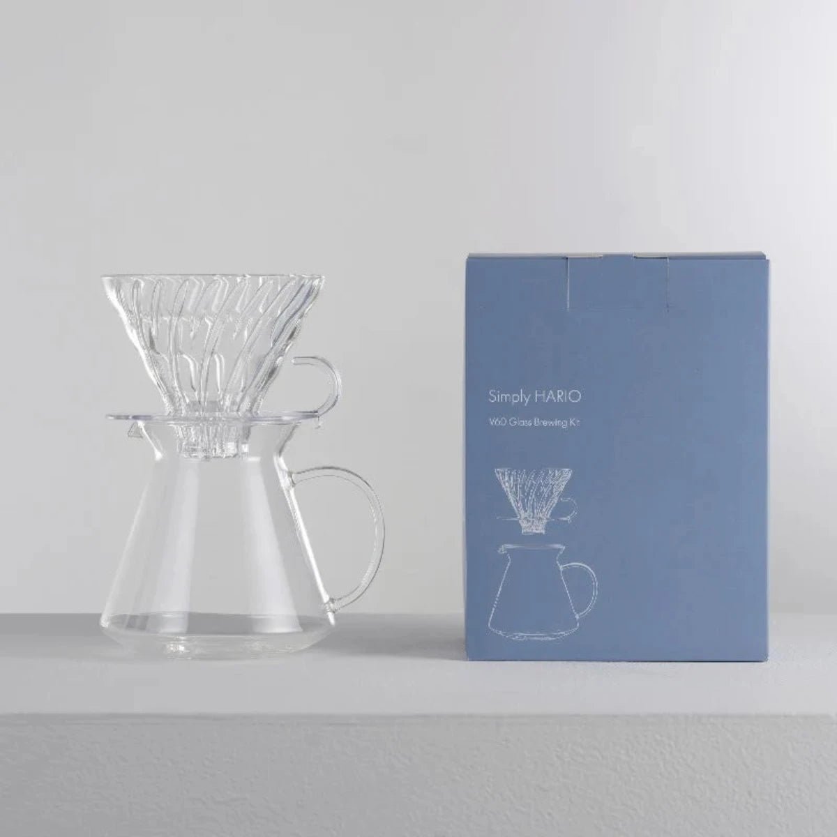 Hario - Simply HARIO V60 Glass Brewing Kit - Kitchenware - DANSKshop.com