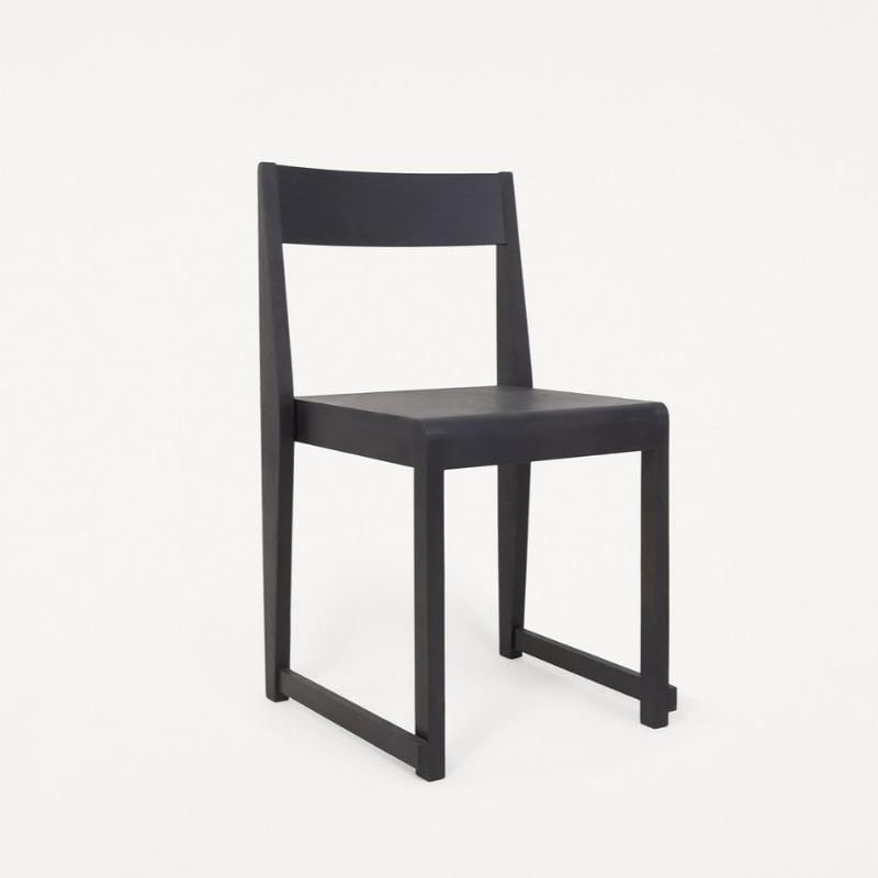 FRAMA - Chair 01 // Black Wood - Chair - DANSKmadeforrooms